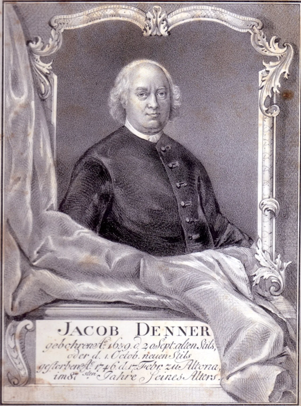 Portrait of Jakob Denner (1659–1746) – memorial page
