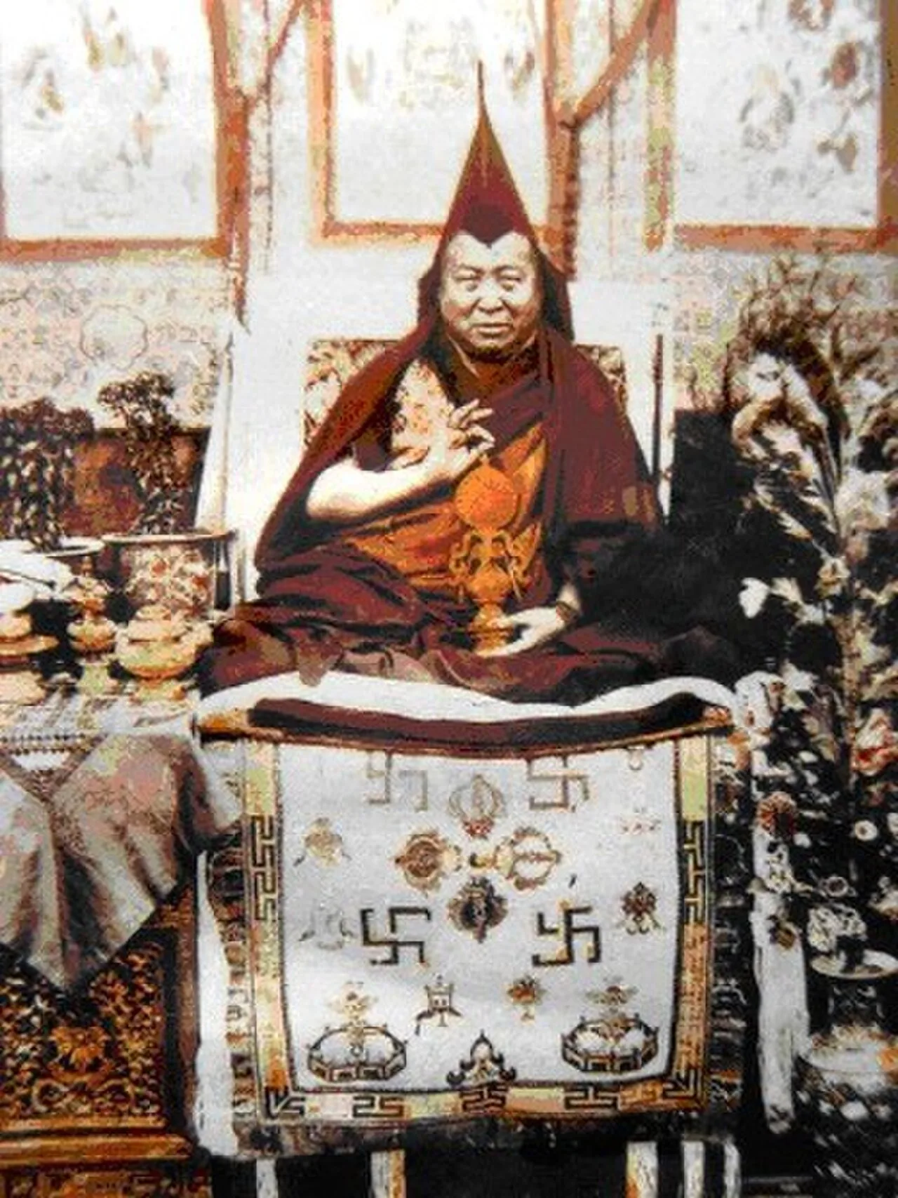 Porträt von Phabongkha Dechen Nyingpo (1878–1941) – Gedenkseite