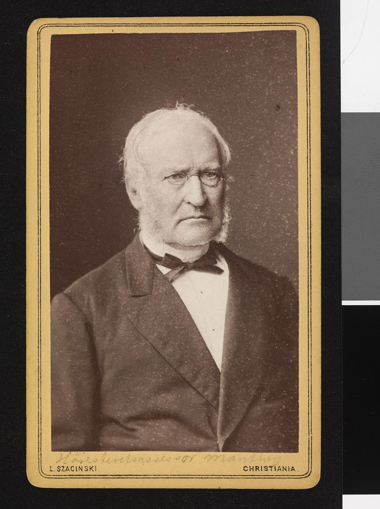 Portrait of Anton Wilhelm Manthey (1807–1885) – memorial page