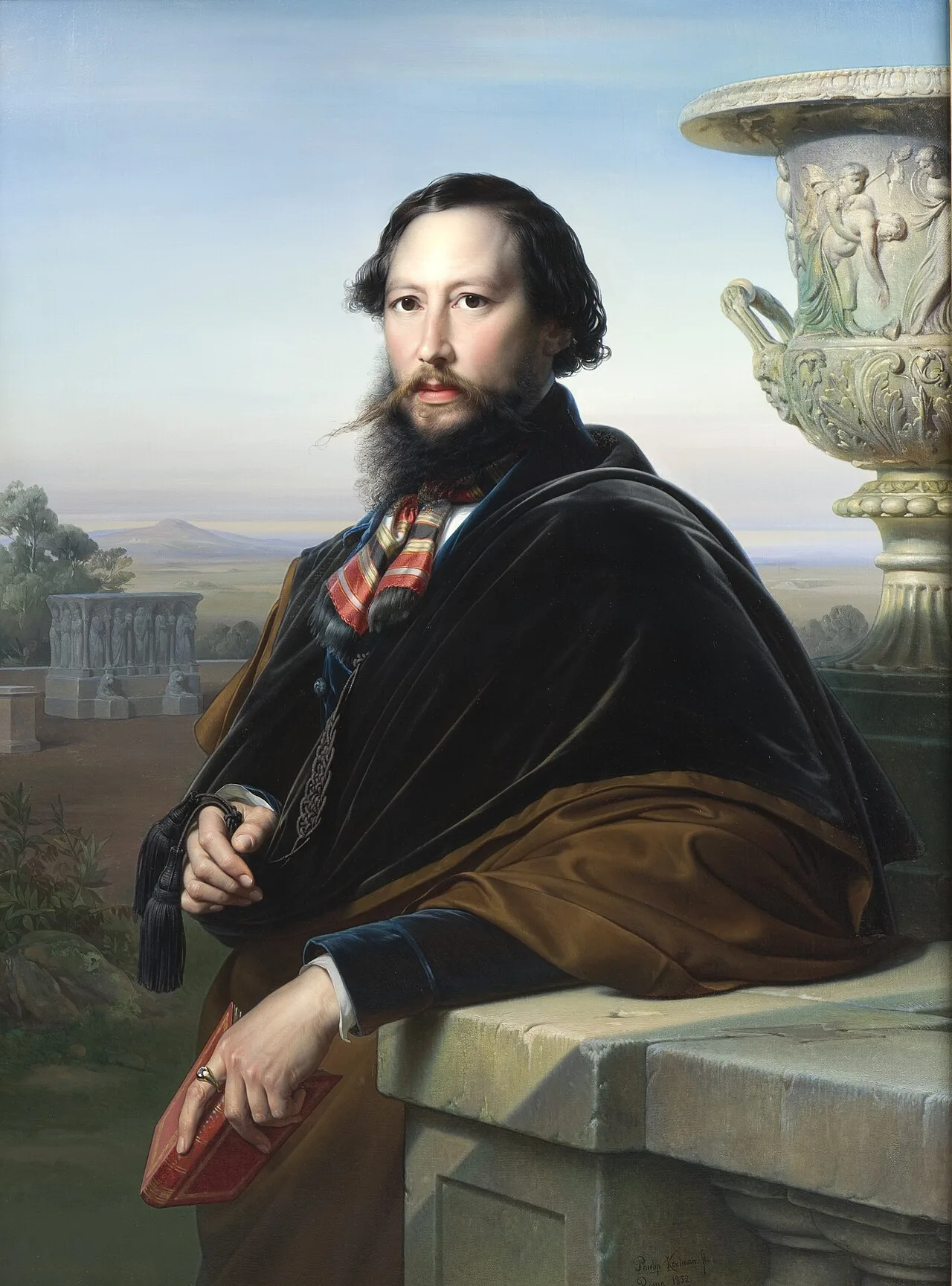 Porträt von Johannes van Rossum (1809–1873) – Gedenkseite