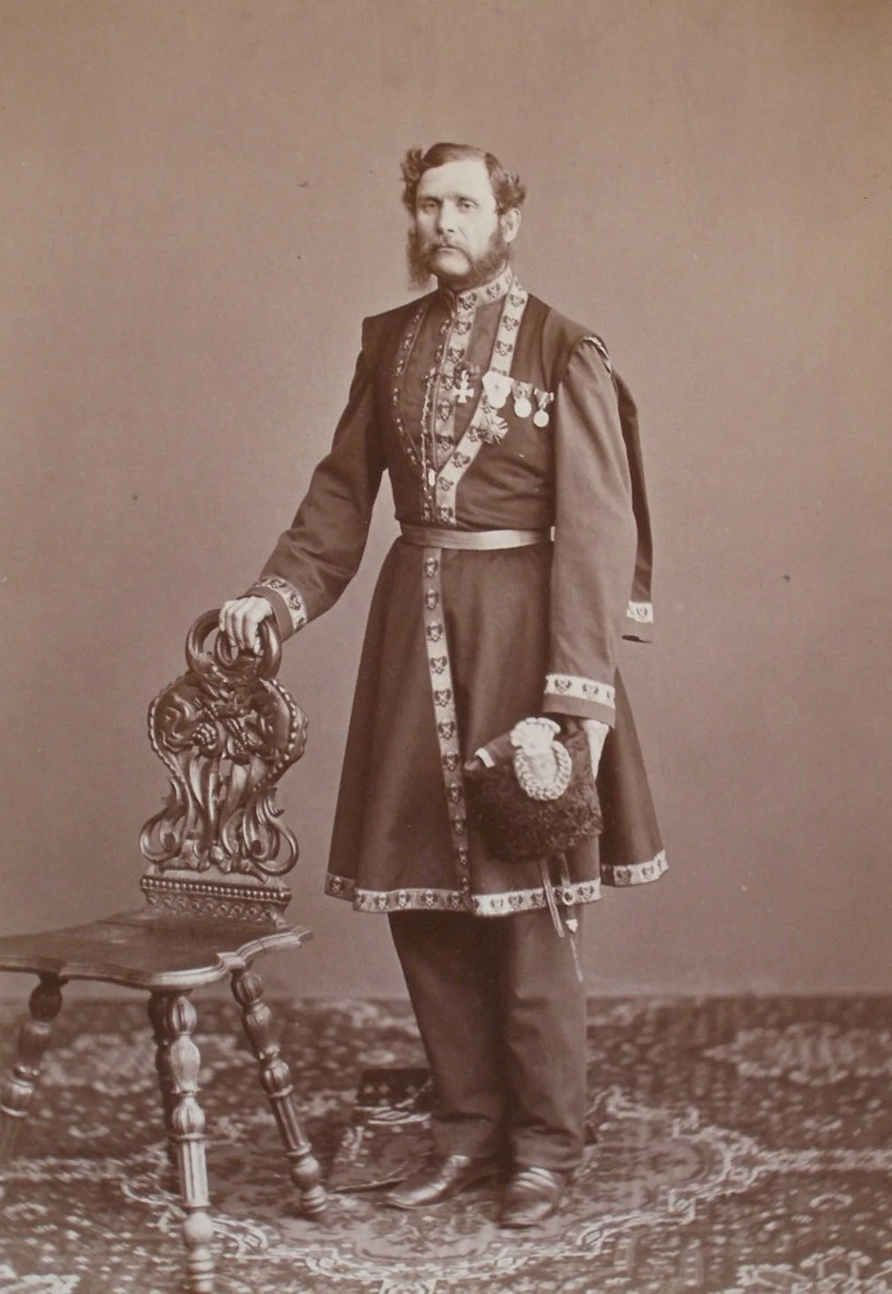 Porträt von Tikhon Egorovich Sidorov (1826–1888) – Gedenkseite