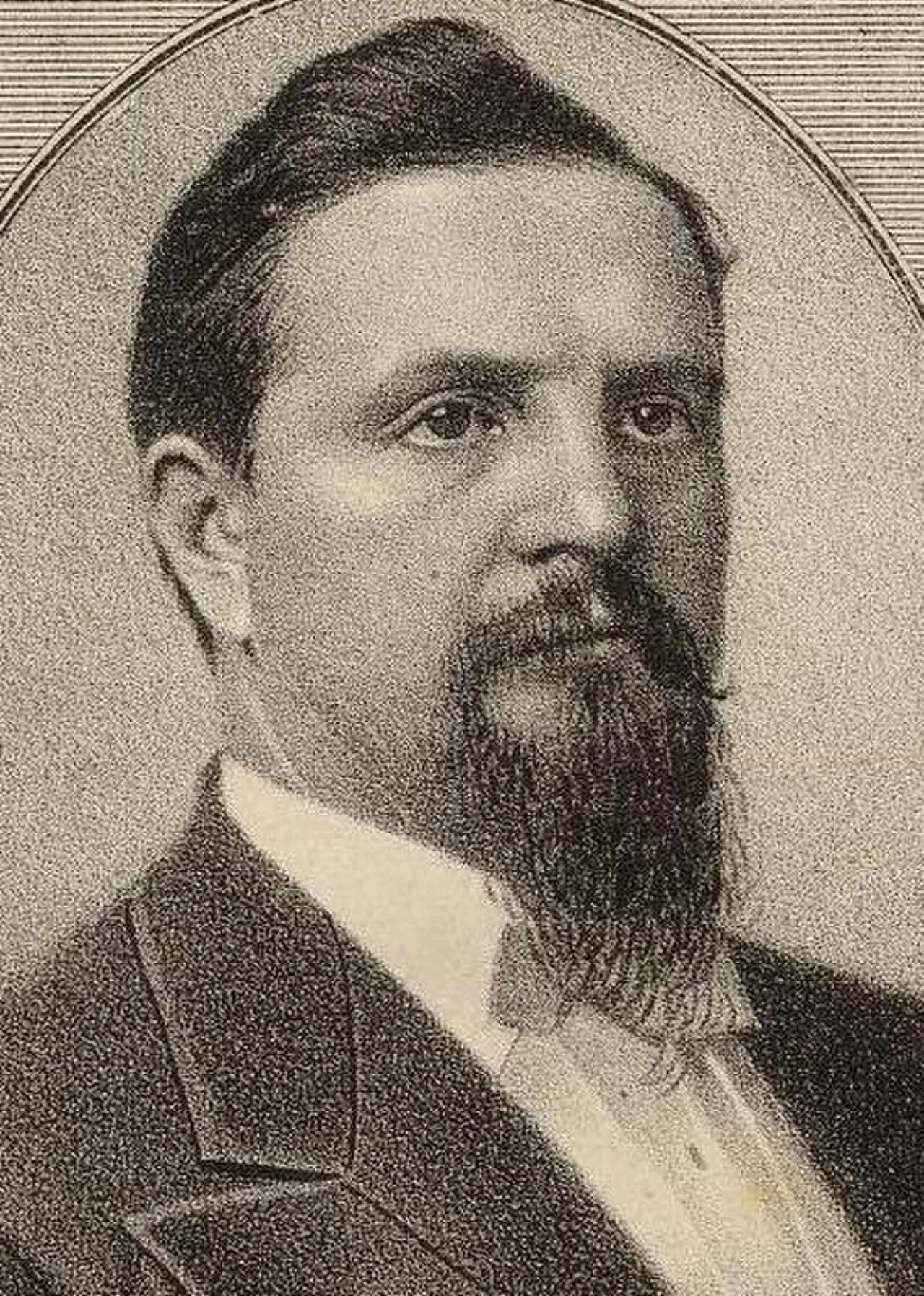 Portrait of James Bain White (1835–1897) – memorial page