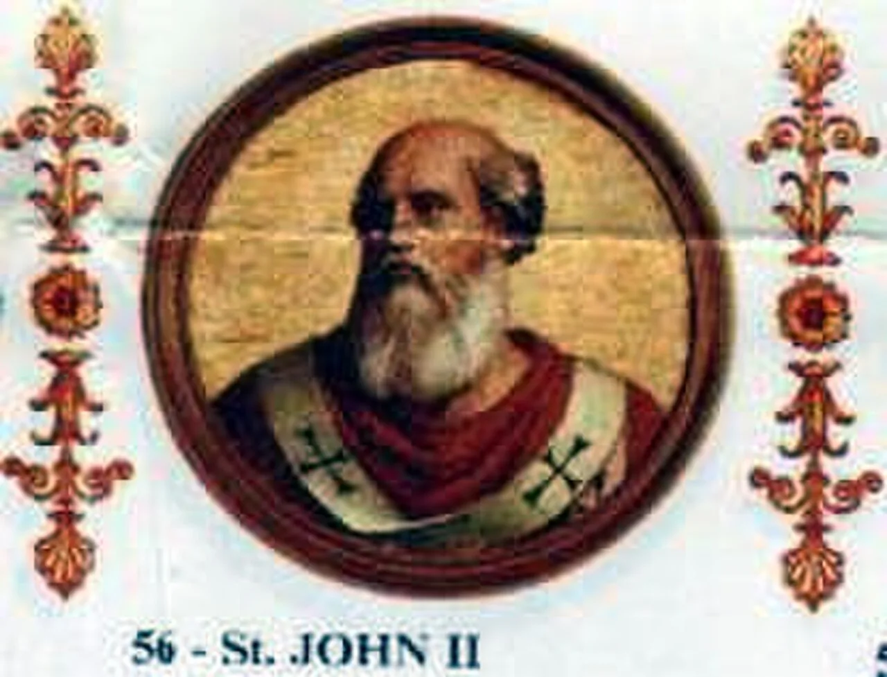 Portrait of Johannes II. (470–535) – memorial page