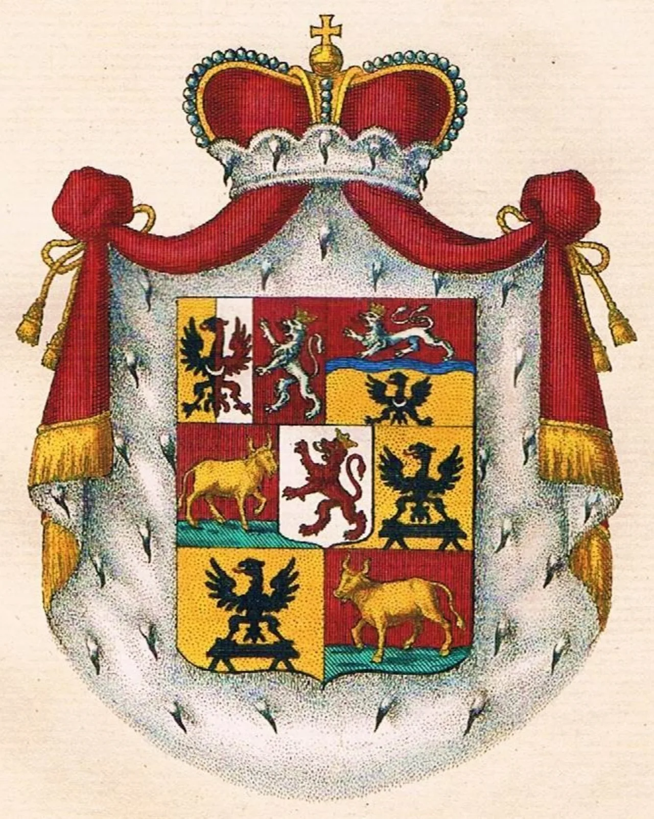 Porträt von Johann Adam von Auersperg (1721–1795) – Gedenkseite