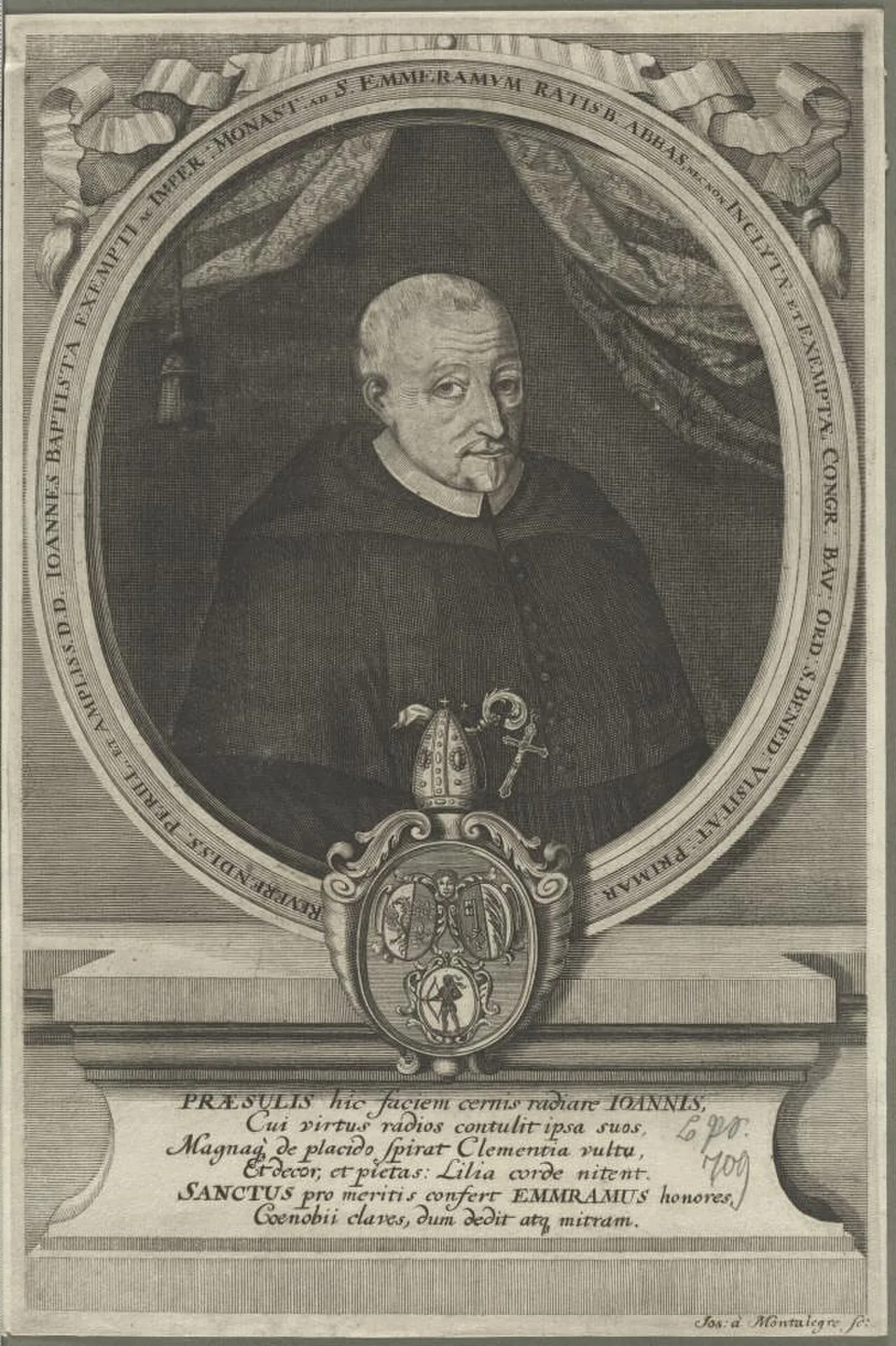 Portrait of Johann Baptist Kraus (1700–1762) – memorial page