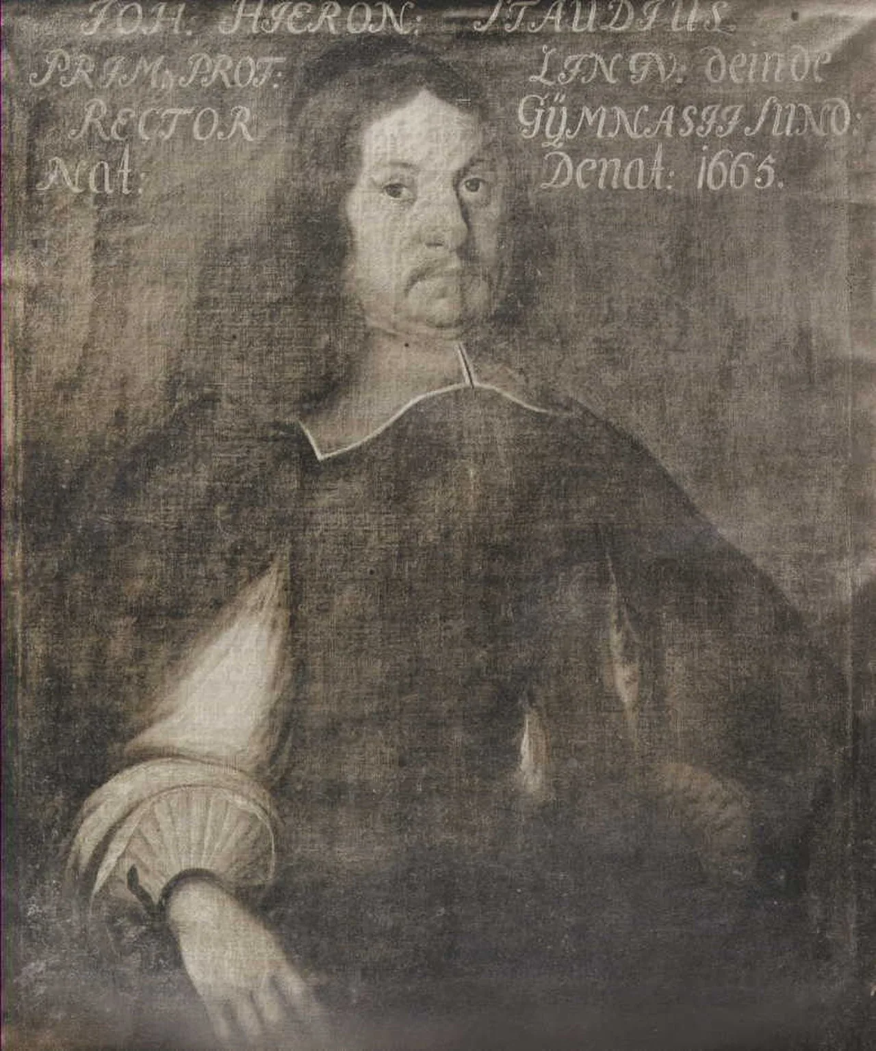 Porträt von Johann Hieronymus Staude (1615–1663) – Gedenkseite