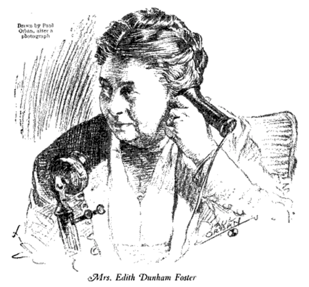 Porträt von Edith Dunham Foster (1864–1950) – Gedenkseite