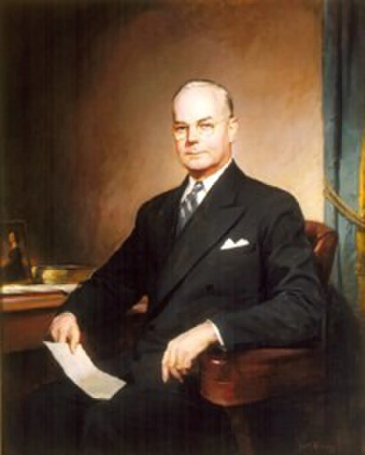 Portrait of John W. Snyder (1895–1985) – memorial page
