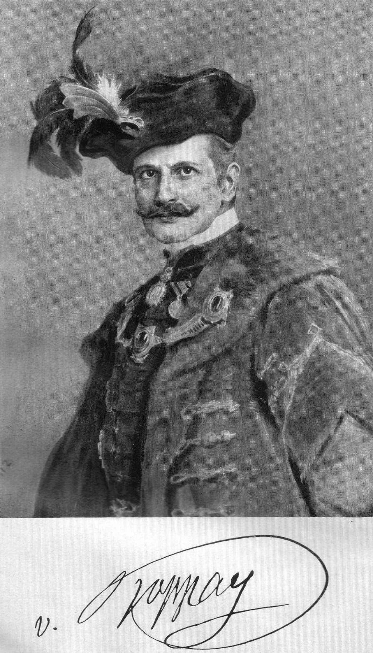 Porträt von József Árpád Koppay (1859–1927) – Gedenkseite
