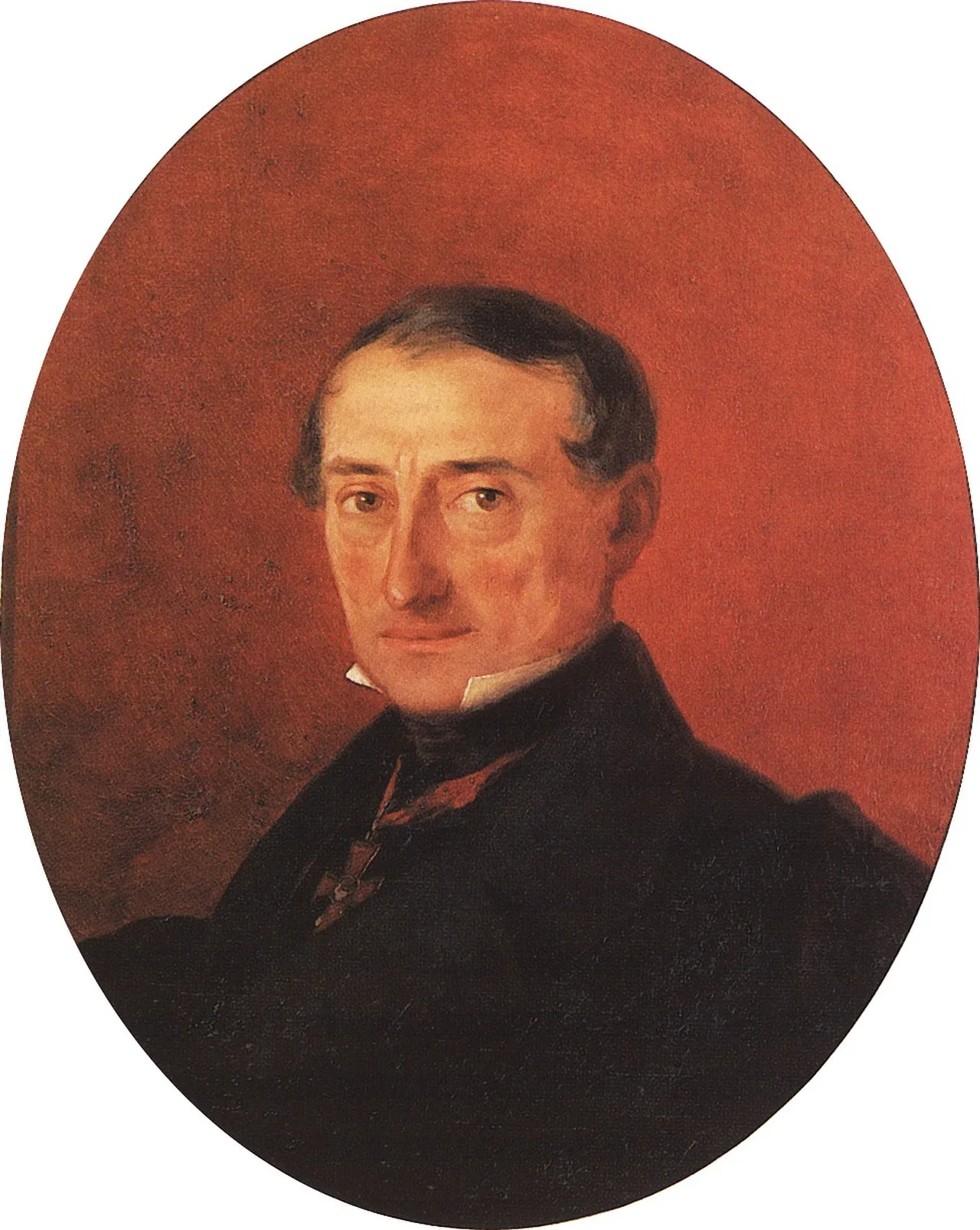 Porträt von Alexander Iwanowitsch Kasnatschejew (1788–1880) – Gedenkseite