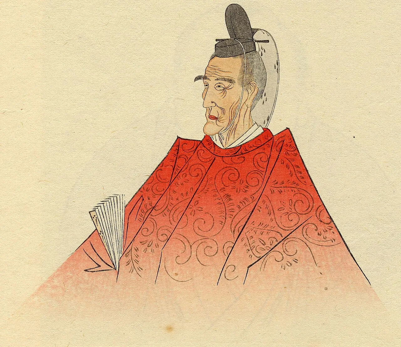 Porträt von Kagawa Kageki (1768–1843) – Gedenkseite