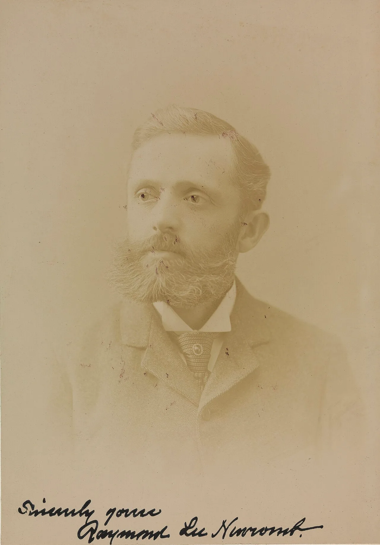 Portrait of Raymond L. Newcomb (1849–1918) – memorial page