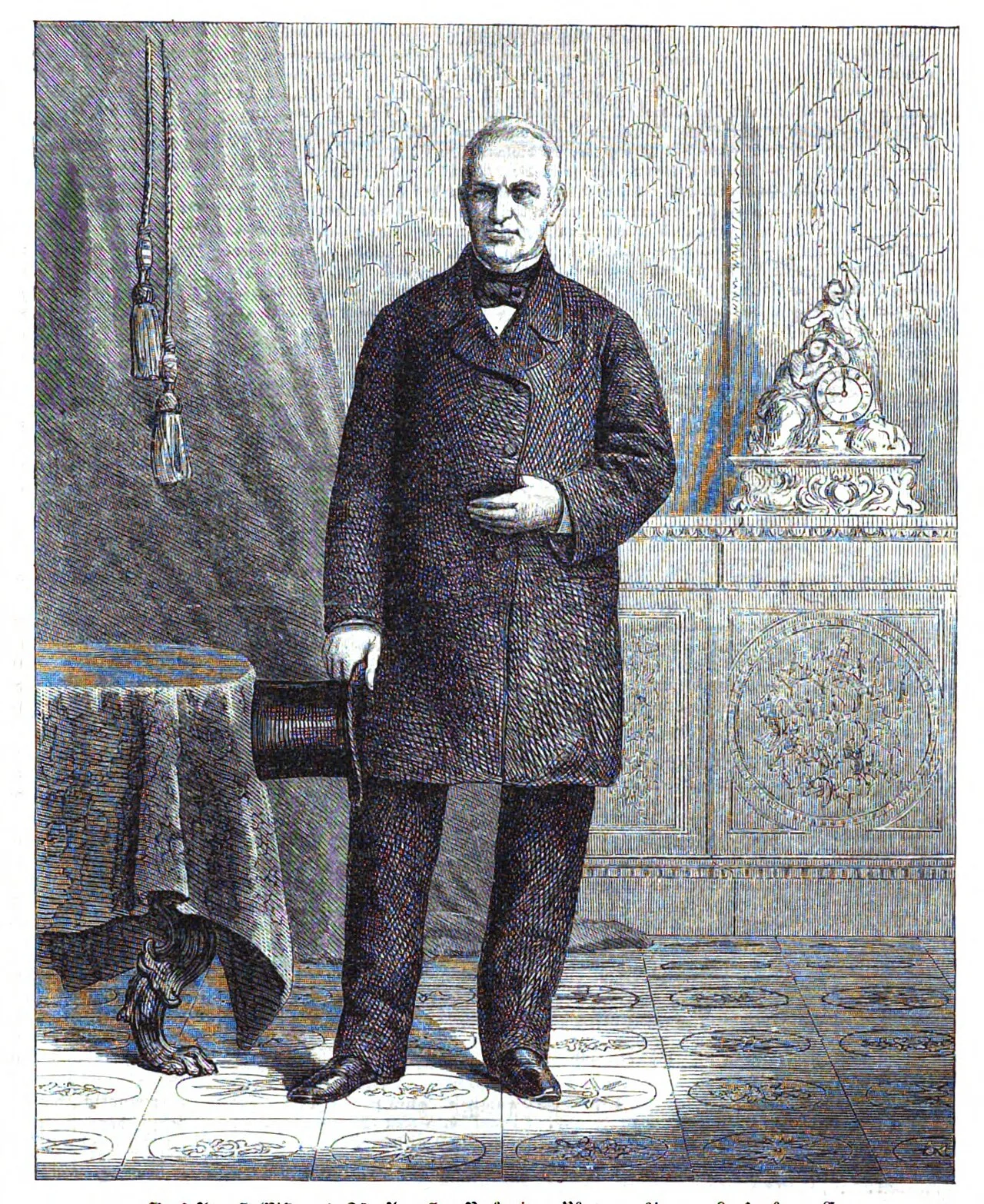 Porträt von Karl August Milde (1805–1861) – Gedenkseite