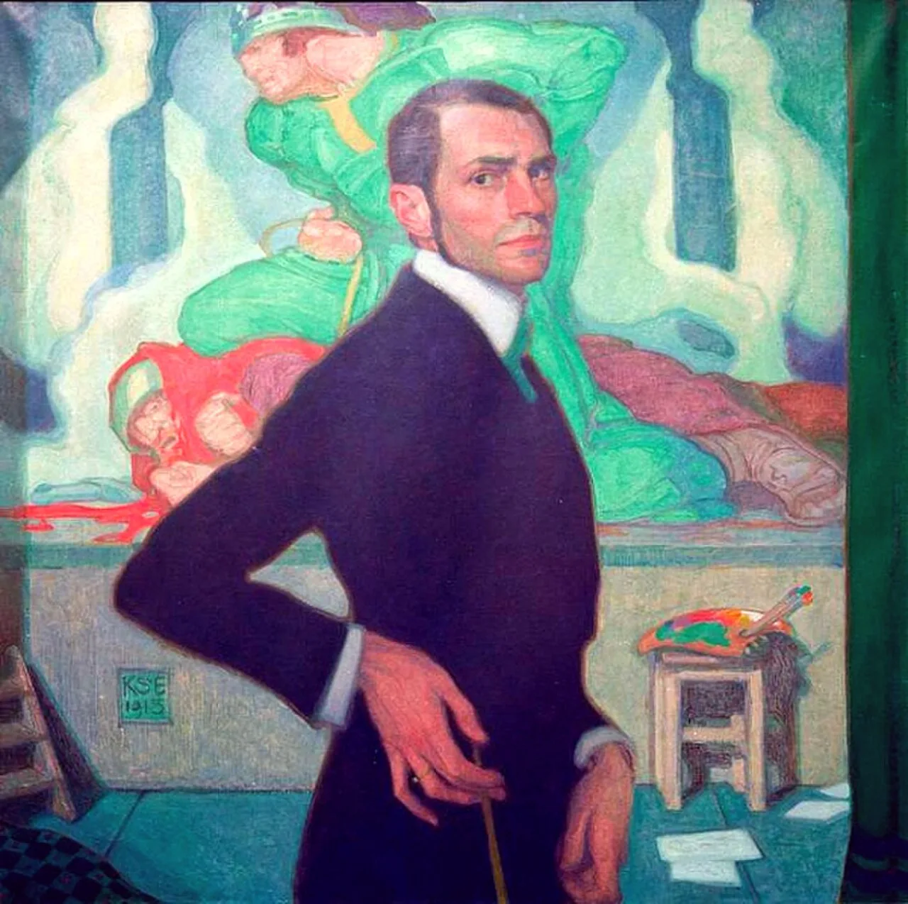 Porträt von Karl Schmoll von Eisenwerth (1879–1948) – Gedenkseite