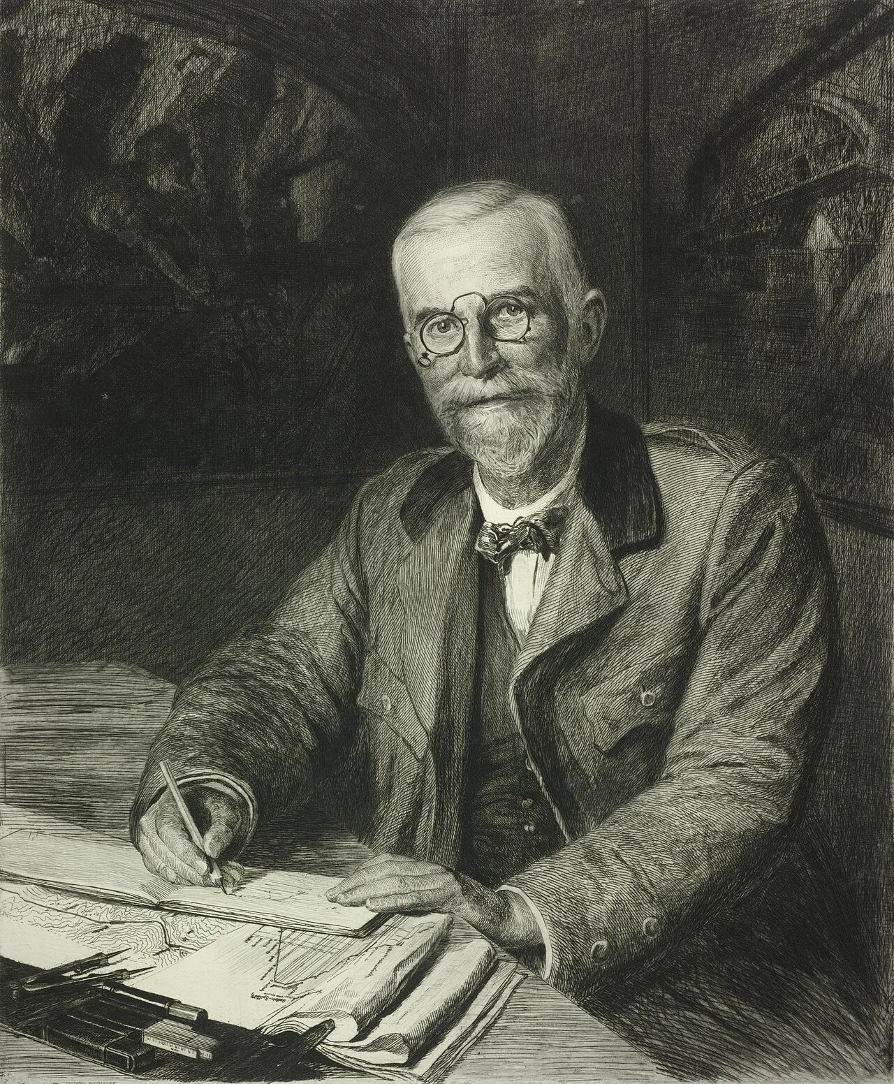 Porträt von Karl Wurmb (1850–1907) – Gedenkseite