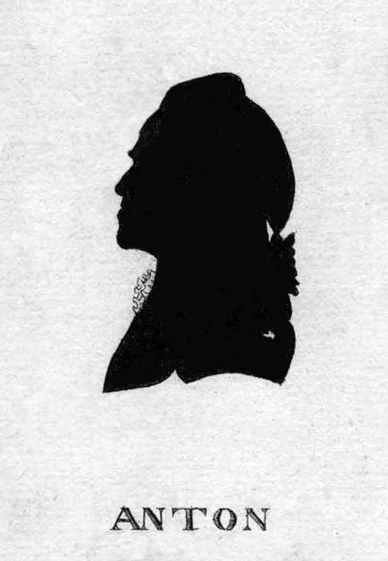 Porträt von Konrad Gottlob Anton (1745–1814) – Gedenkseite