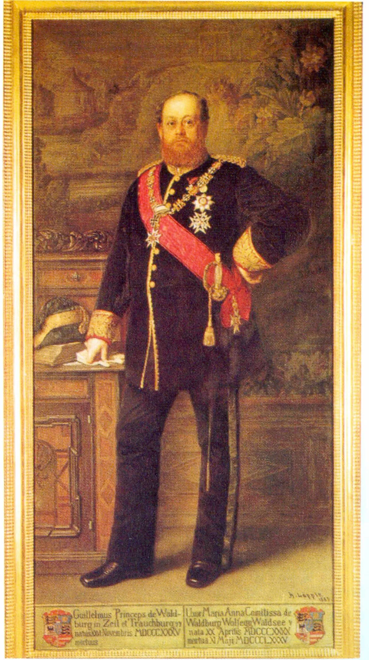 Porträt von Wilhelm von Waldburg-Zeil (1835–1906) – Gedenkseite