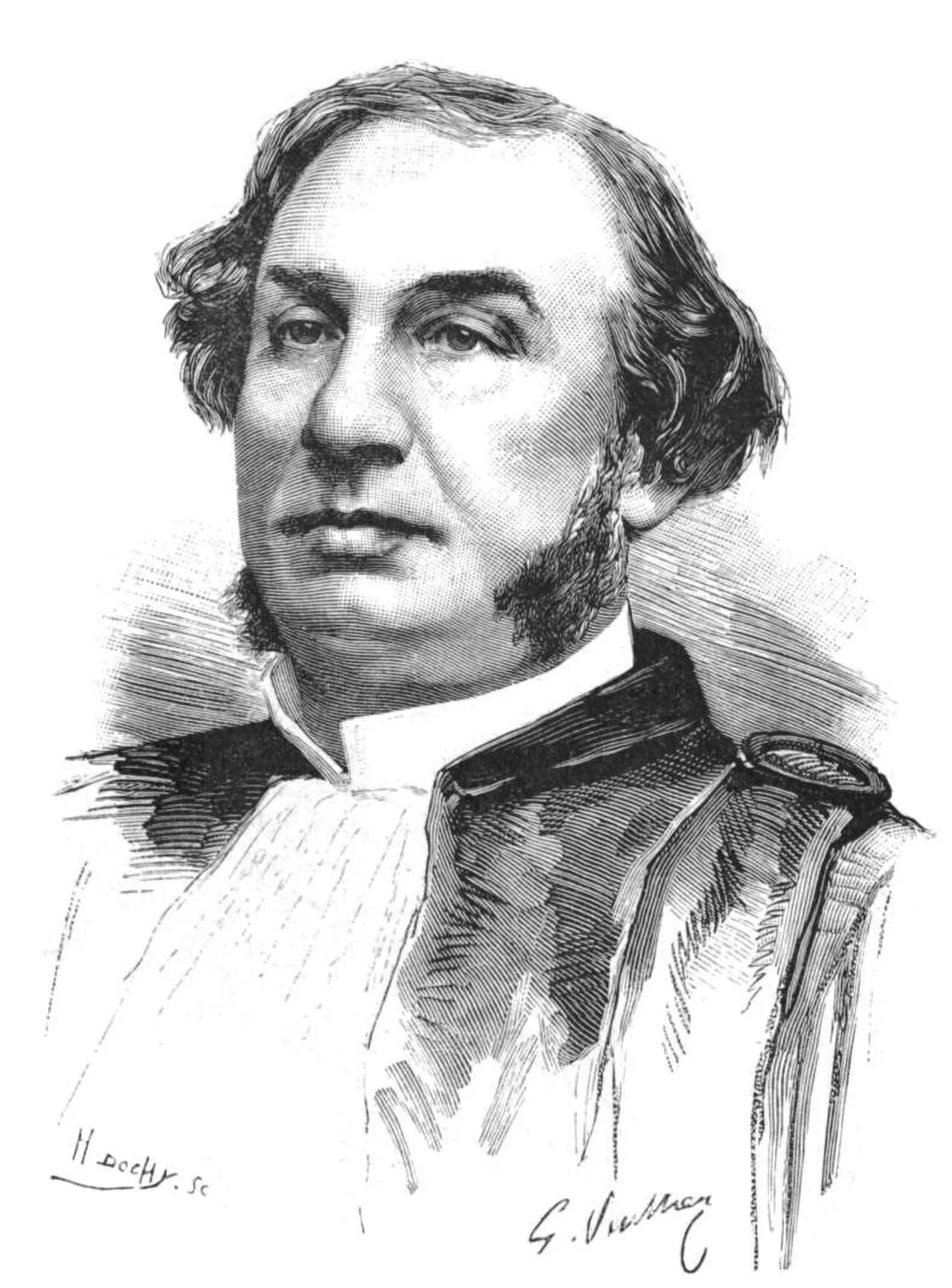 Porträt von Jules Le Berquier (1819–1886) – Gedenkseite