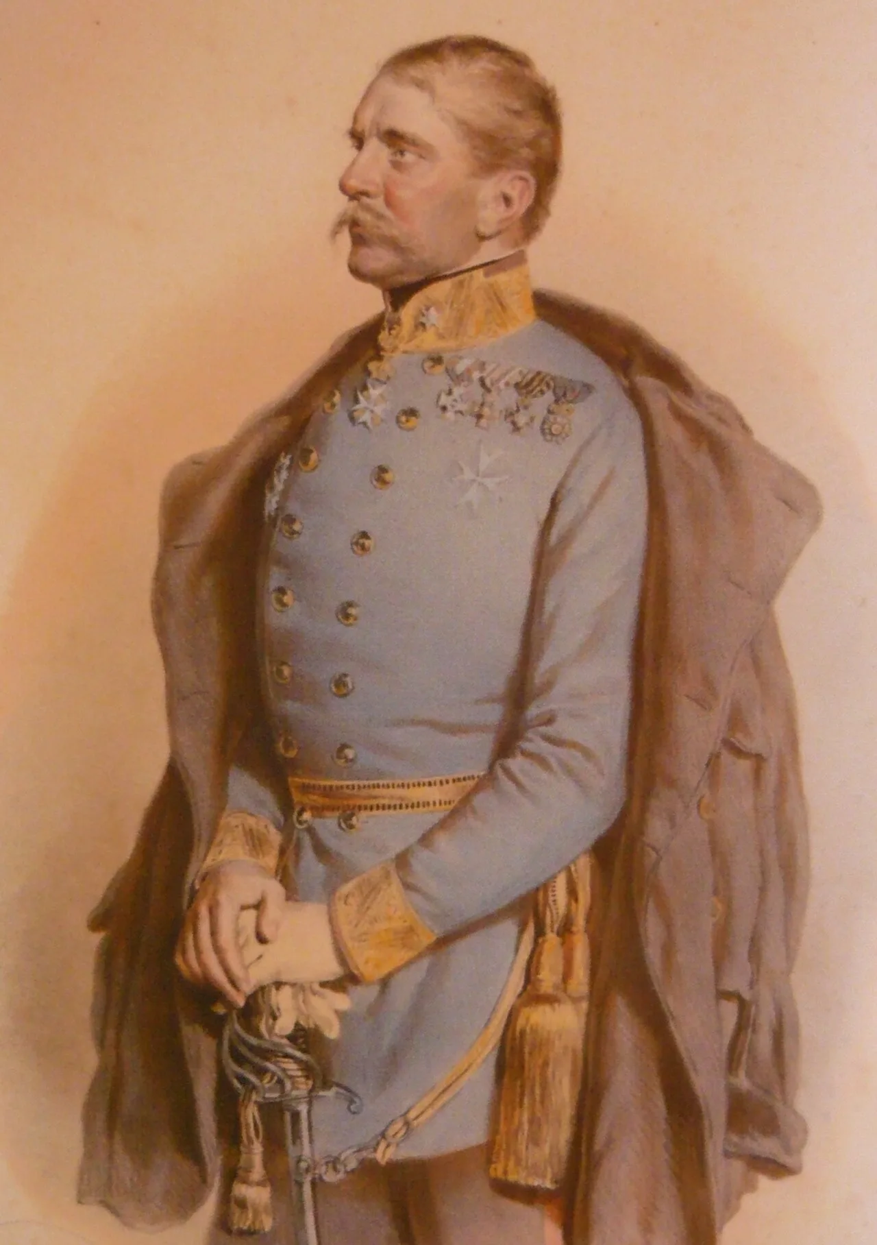 Porträt von Sigmund von Reischach (1809–1878) – Gedenkseite