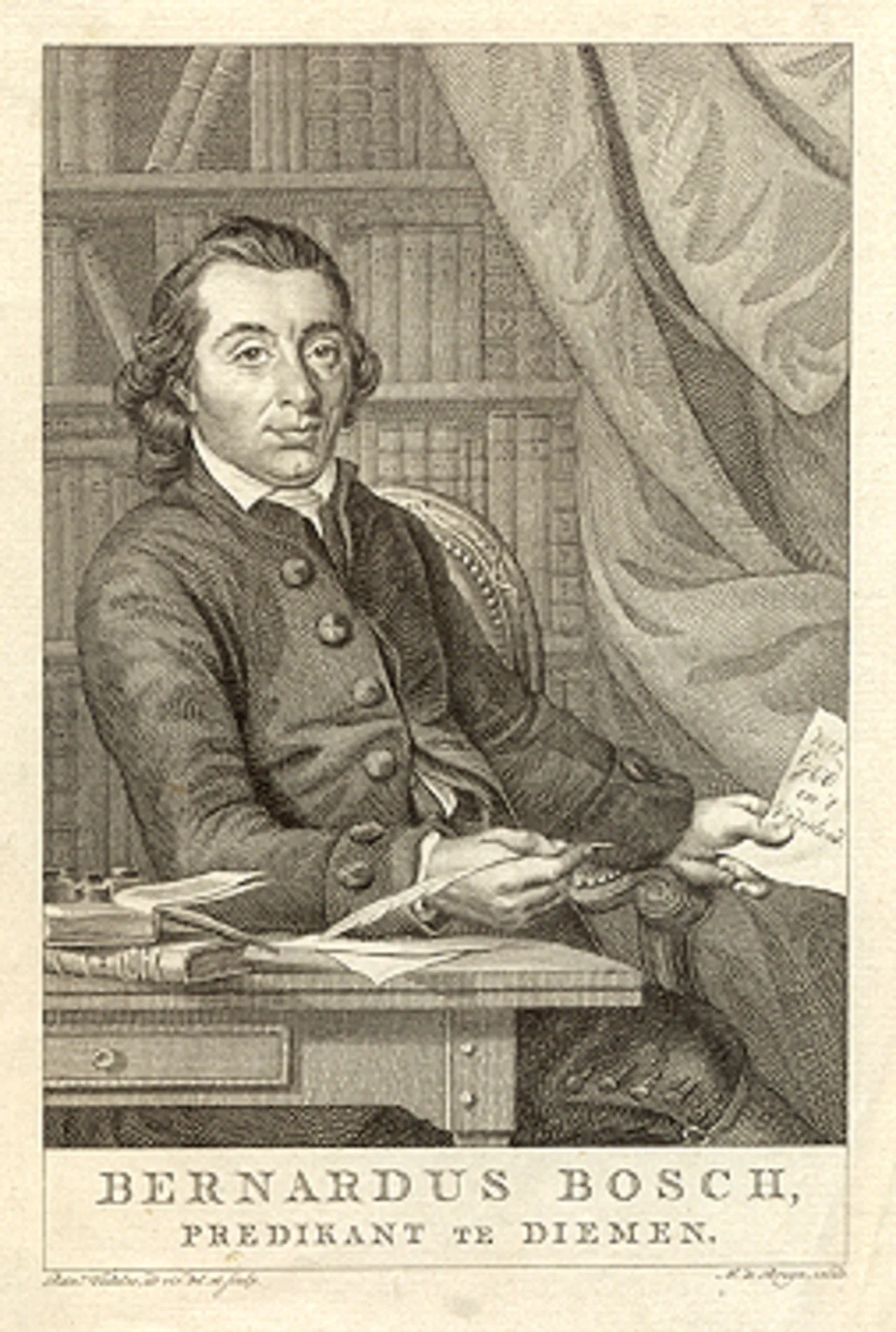 Portrait of Bernardus Bosch (1746–1803) – memorial page