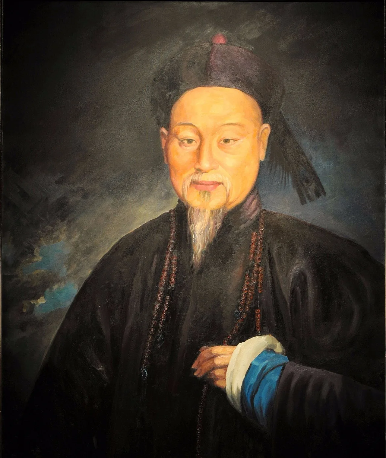 Porträt von Lin Zexu (1785–1850) – Gedenkseite