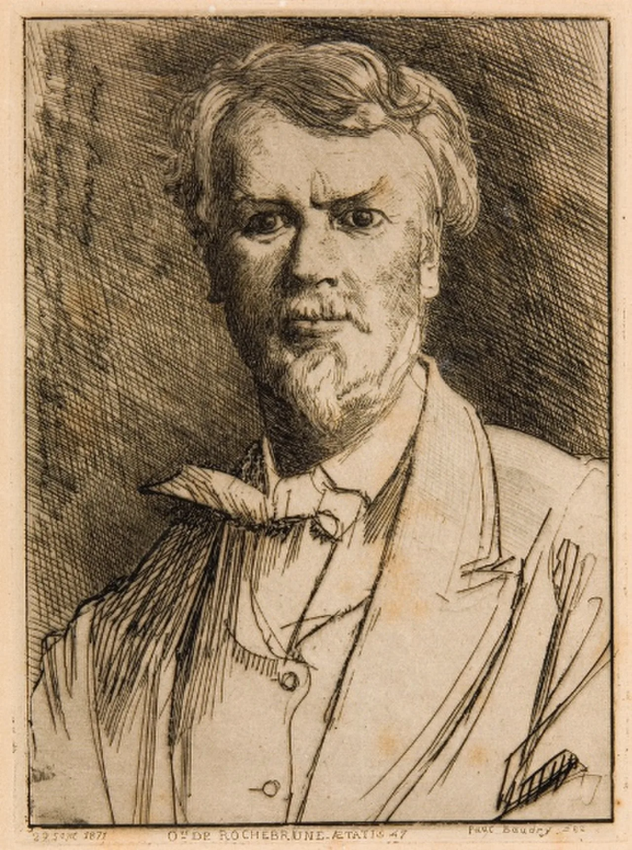 Porträt von Octave de Rochebrune (1824–1900) – Gedenkseite