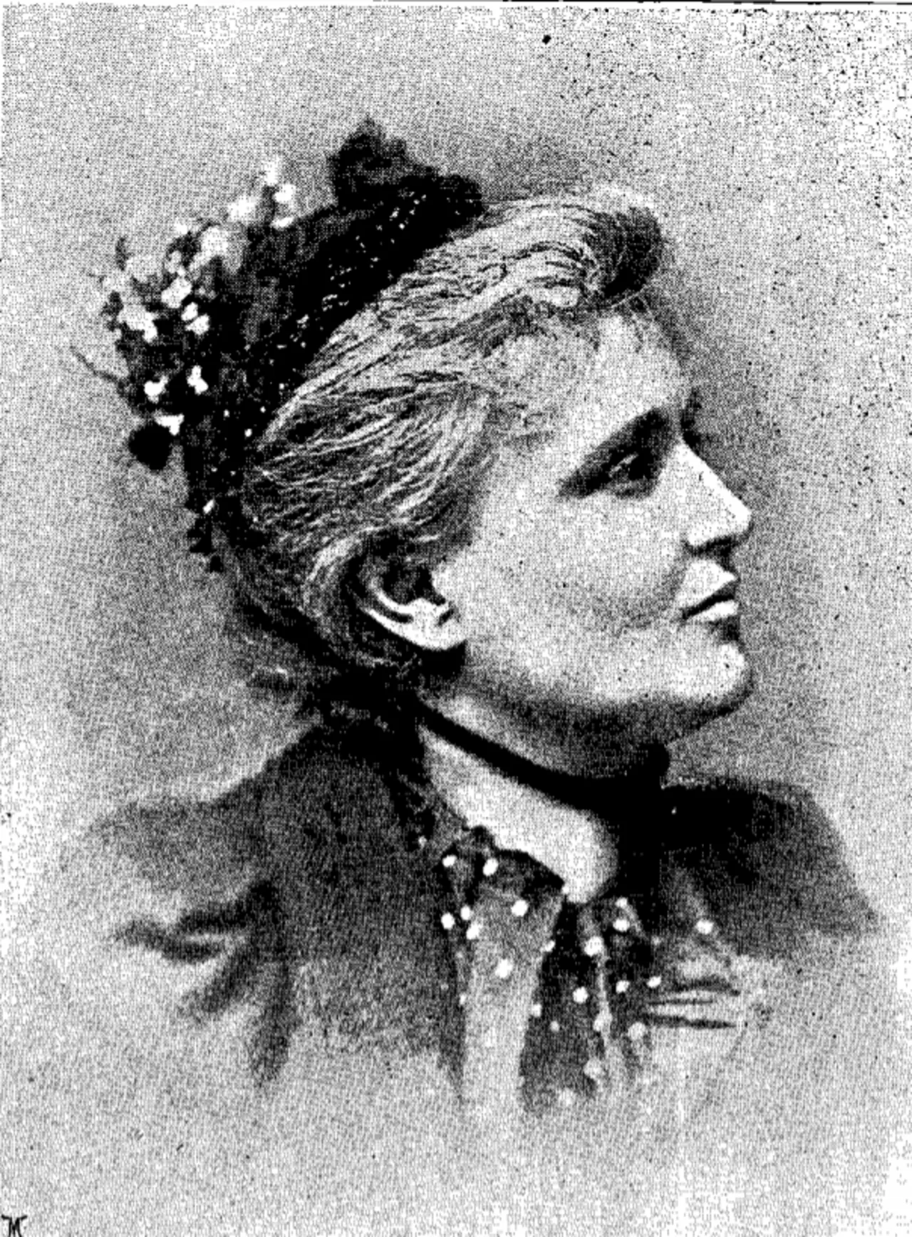 Porträt von Elizabeth de Sodington Blount (1850–1935) – Gedenkseite