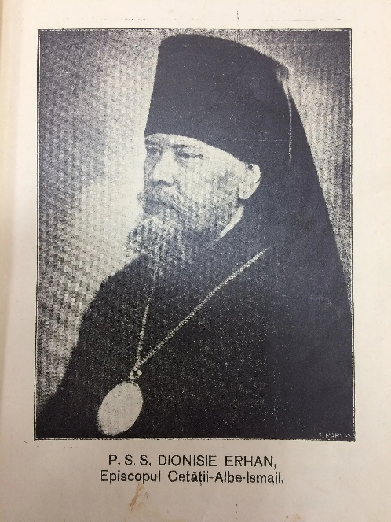 Porträt von Dionisie Erhan (1868–1943) – Gedenkseite