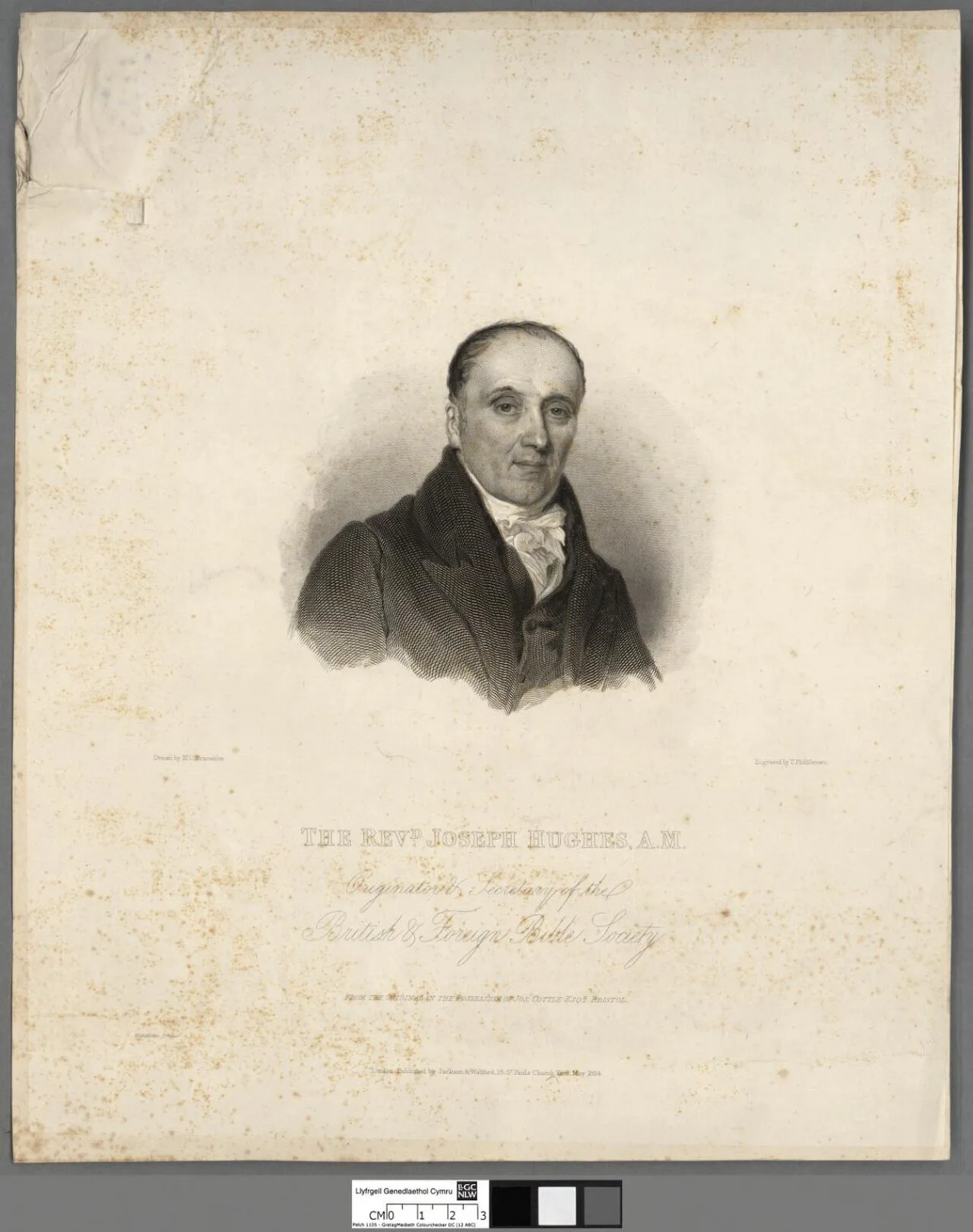 Porträt von Joseph Hughes (1769–1833) – Gedenkseite