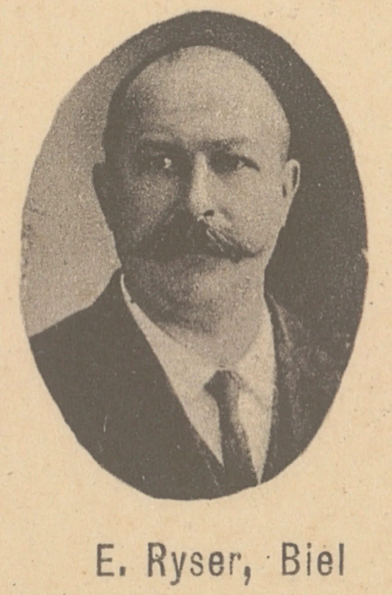 Portrait of Émile Ryser (1866–1950) – memorial page
