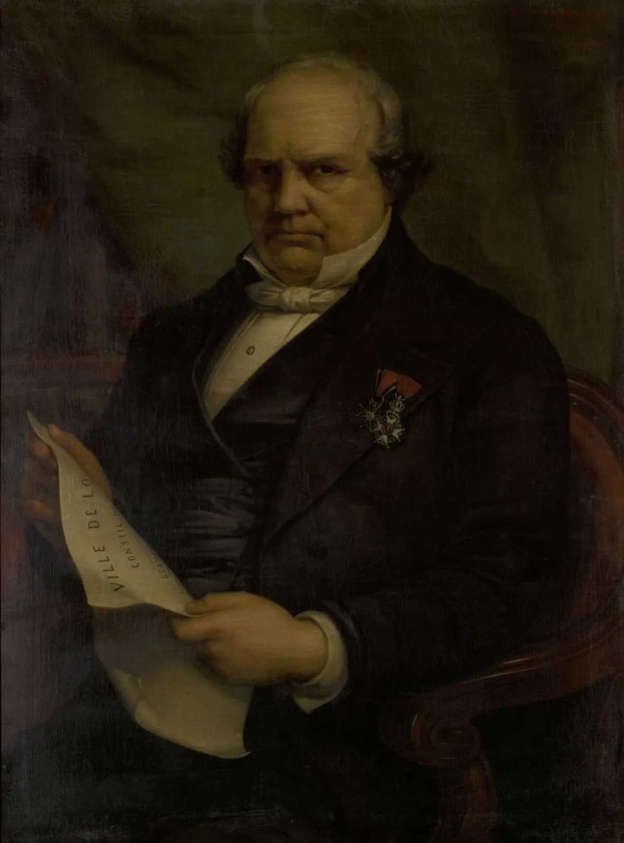 Porträt von Guillaume Van Bockel (1789–1863) – Gedenkseite