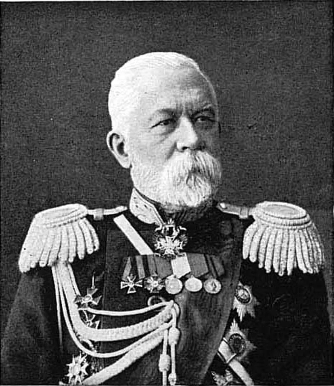 Porträt von Otto Jeduardovich Stubendorf (1837–1918) – Gedenkseite