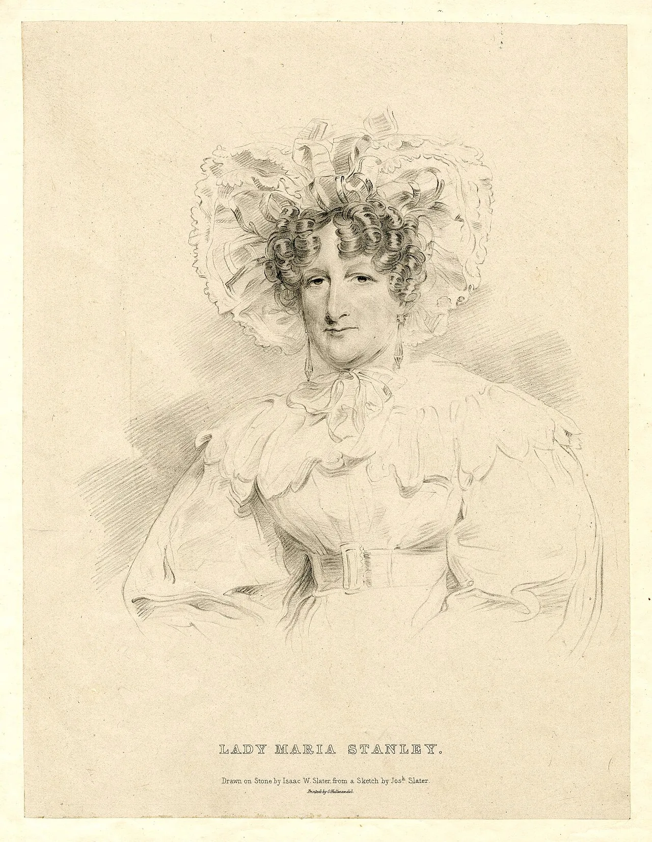Porträt von Maria Stanley (1771–1863) – Gedenkseite