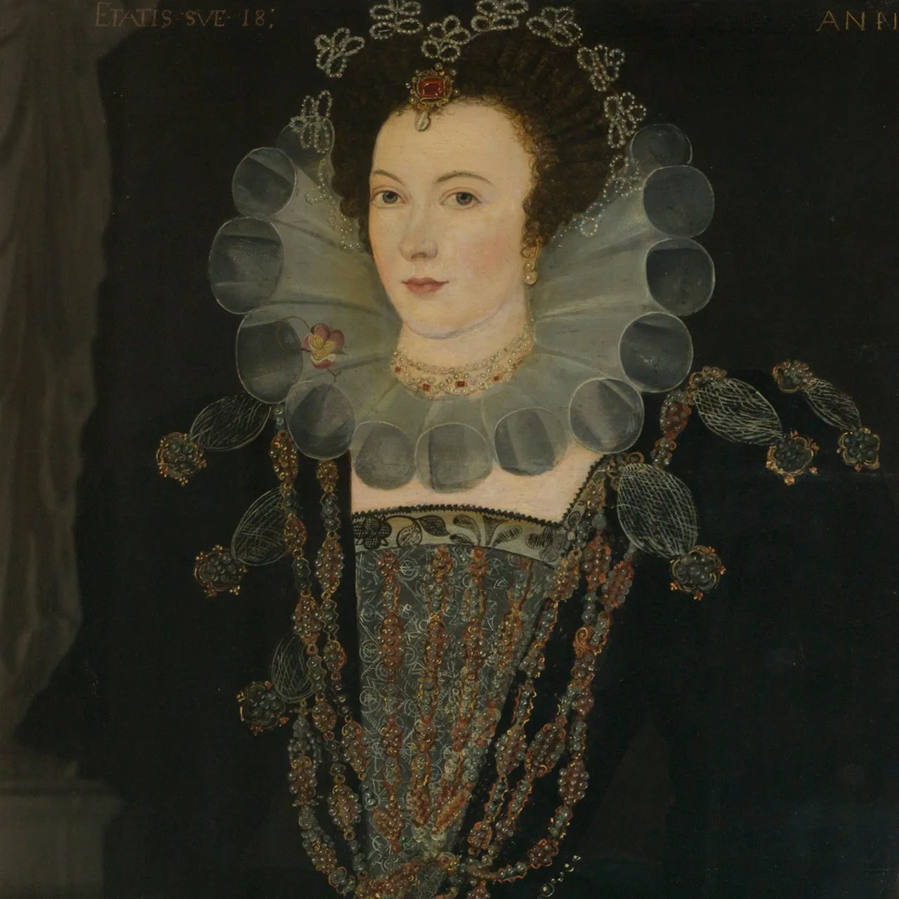 Portrait of Anne Newdigate (1574–1618) – memorial page