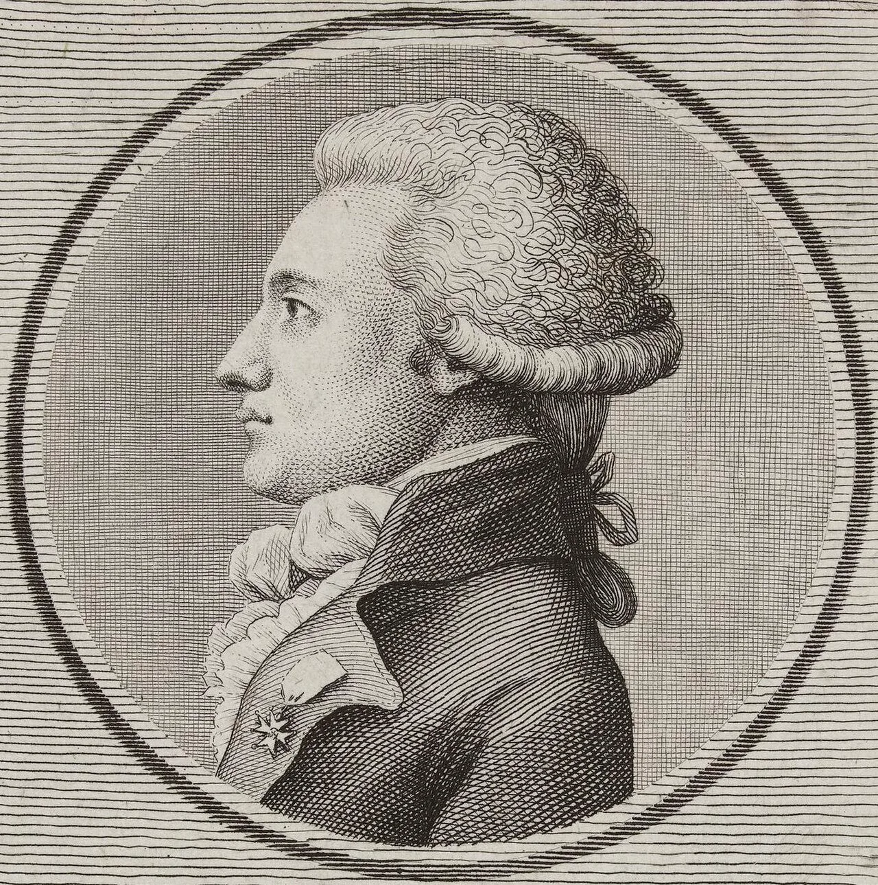 Porträt von Pierre François Balthazar Genech de Sainte-Aldegonde (1758–1838) – Gedenkseite