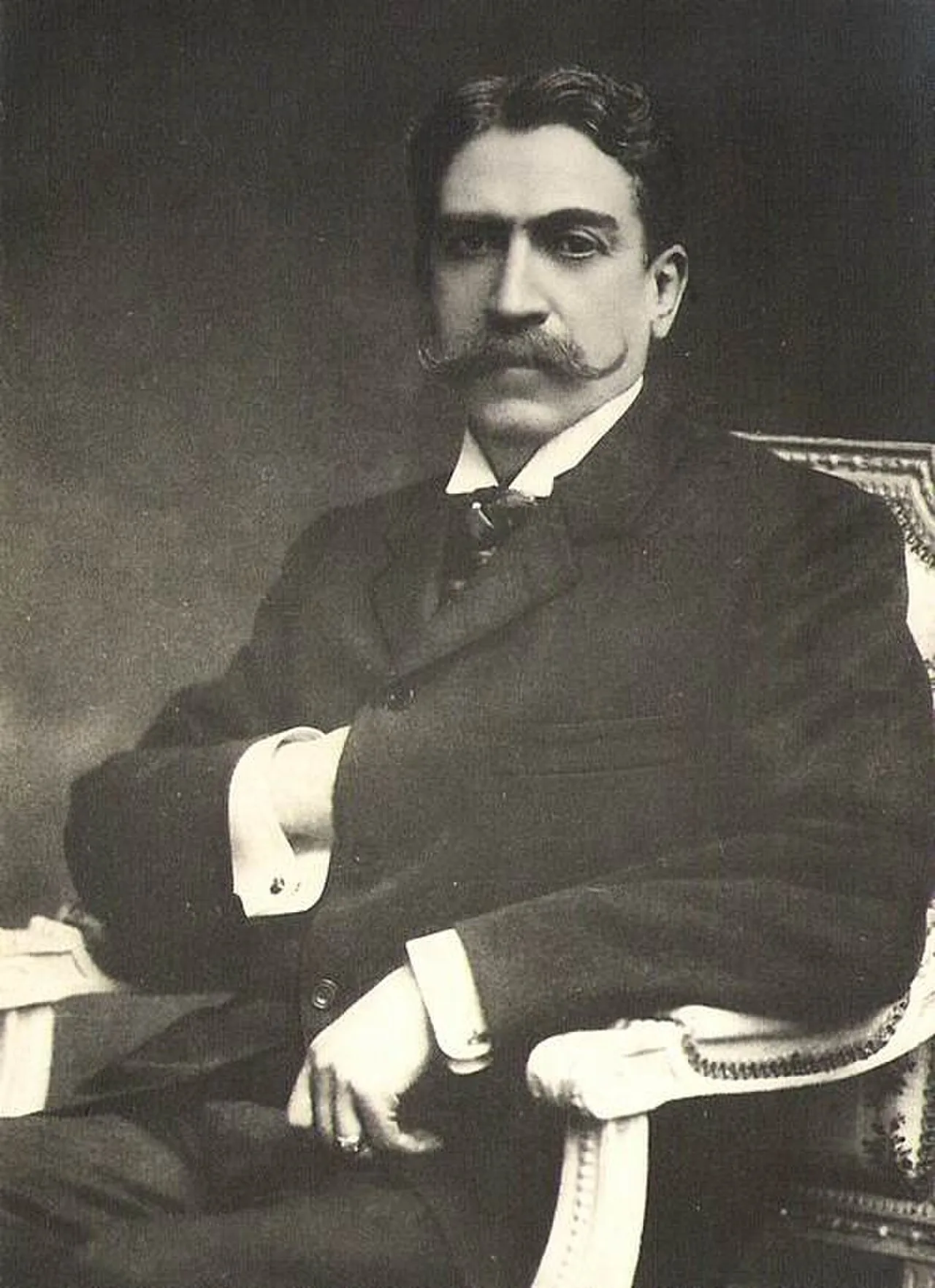 Porträt von Domingo Teófilo Pérez (1852–1910) – Gedenkseite