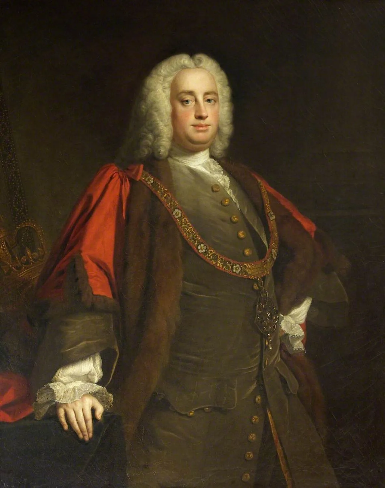 Porträt von Richard Hoare (1709–1754) – Gedenkseite