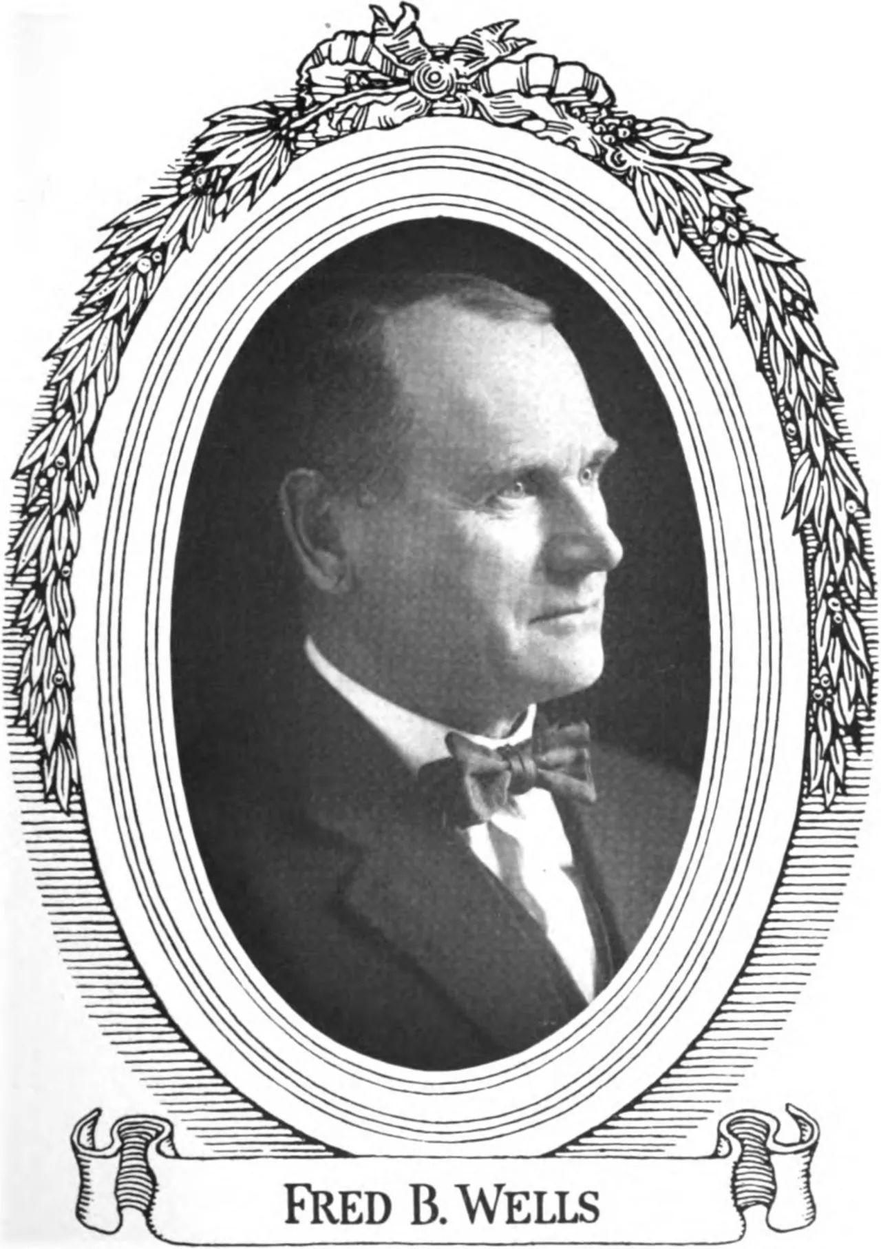 Porträt von Fred B. Wells (1861–1932) – Gedenkseite