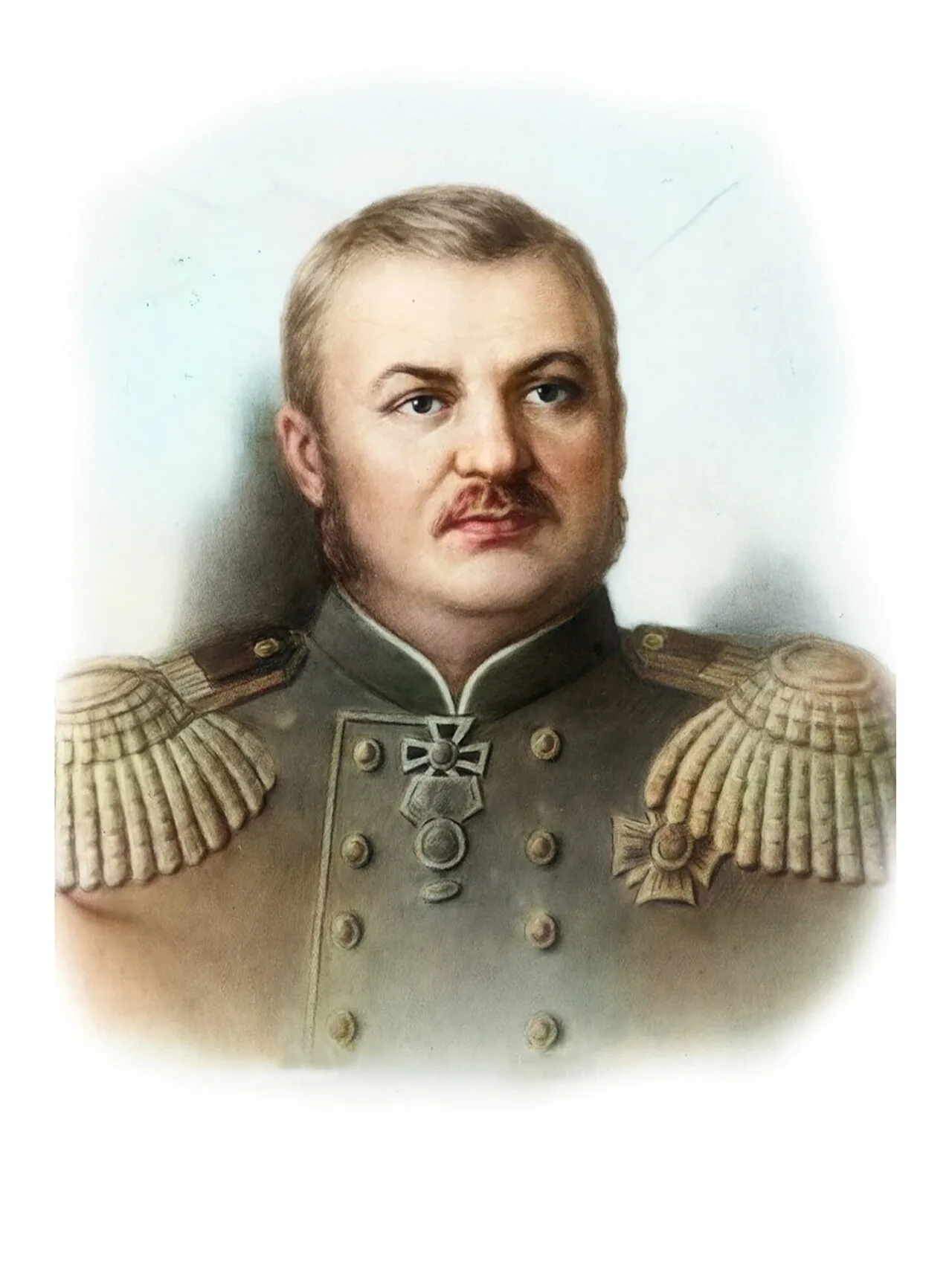 Porträt von Konstantin Iwanowitsch Konstantinow (1818–1871) – Gedenkseite