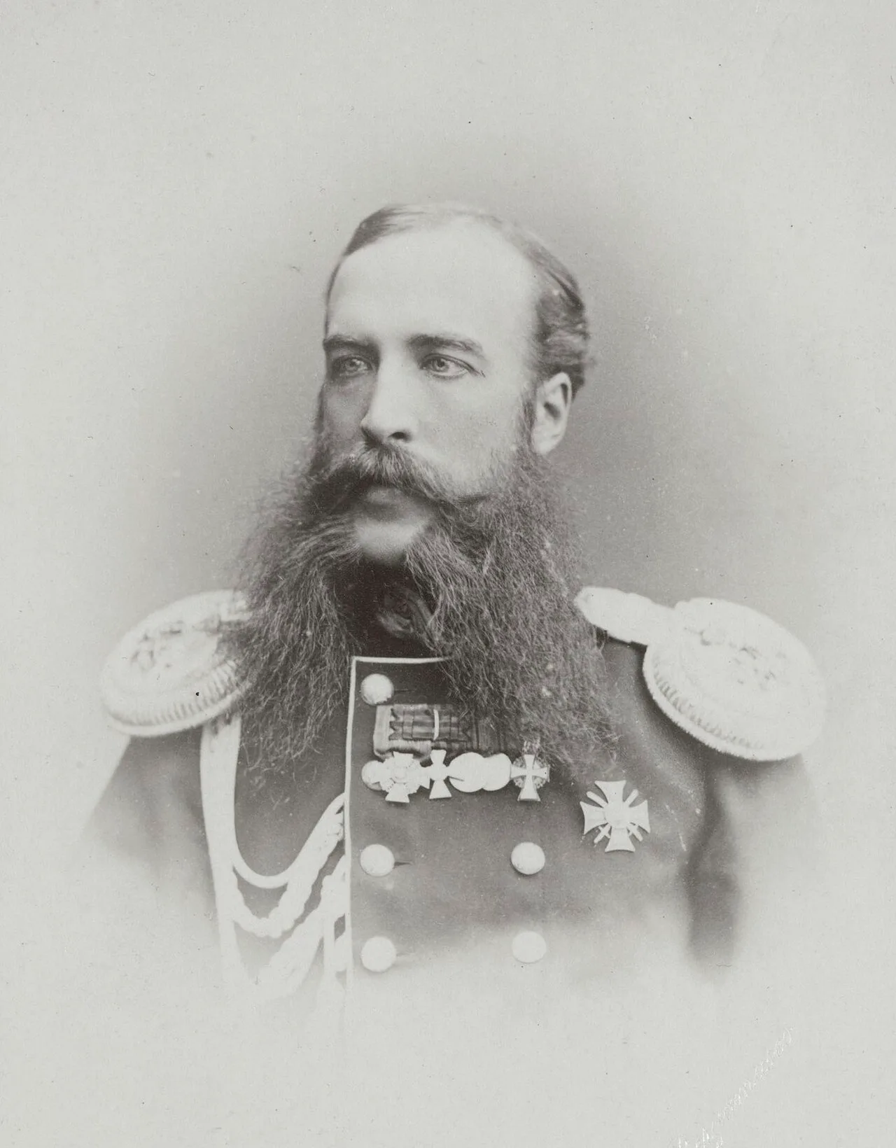 Porträt von Nikolai Sergejewitsch Dolgorukow (1840–1913) – Gedenkseite
