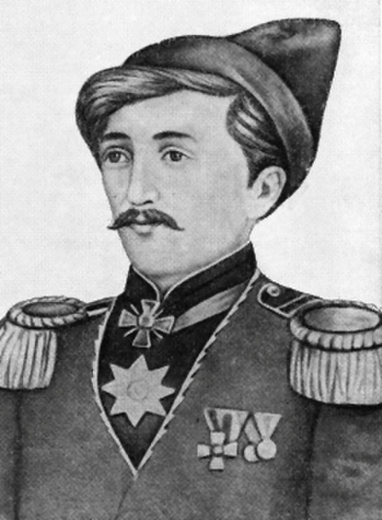 Porträt von Abbasgulu Bakıkhanov (1794–1847) – Gedenkseite