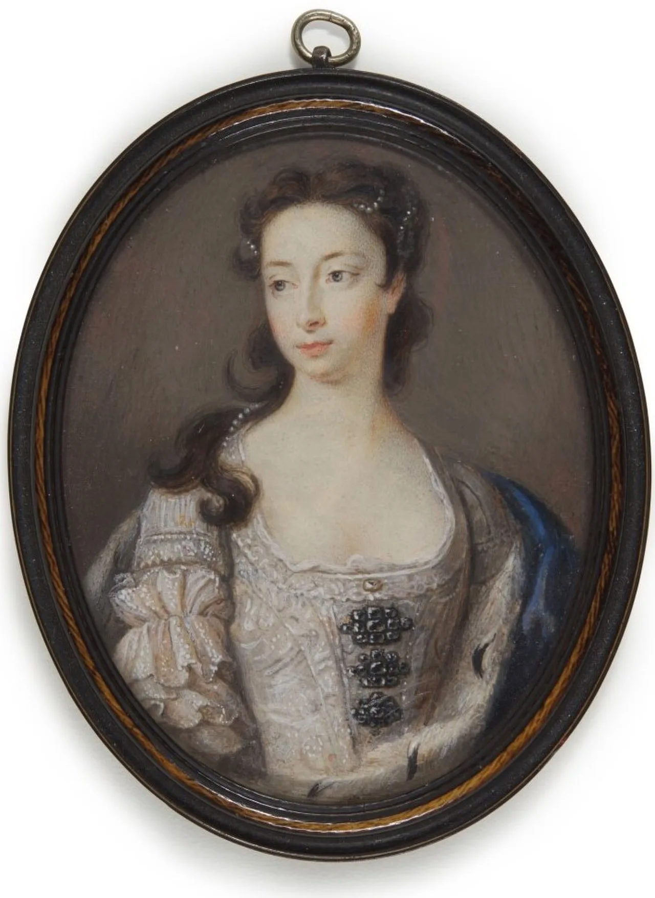 Porträt von Prinzessin Caroline von Großbritannien, Irland und Hannover (1713–1757) – Gedenkseite