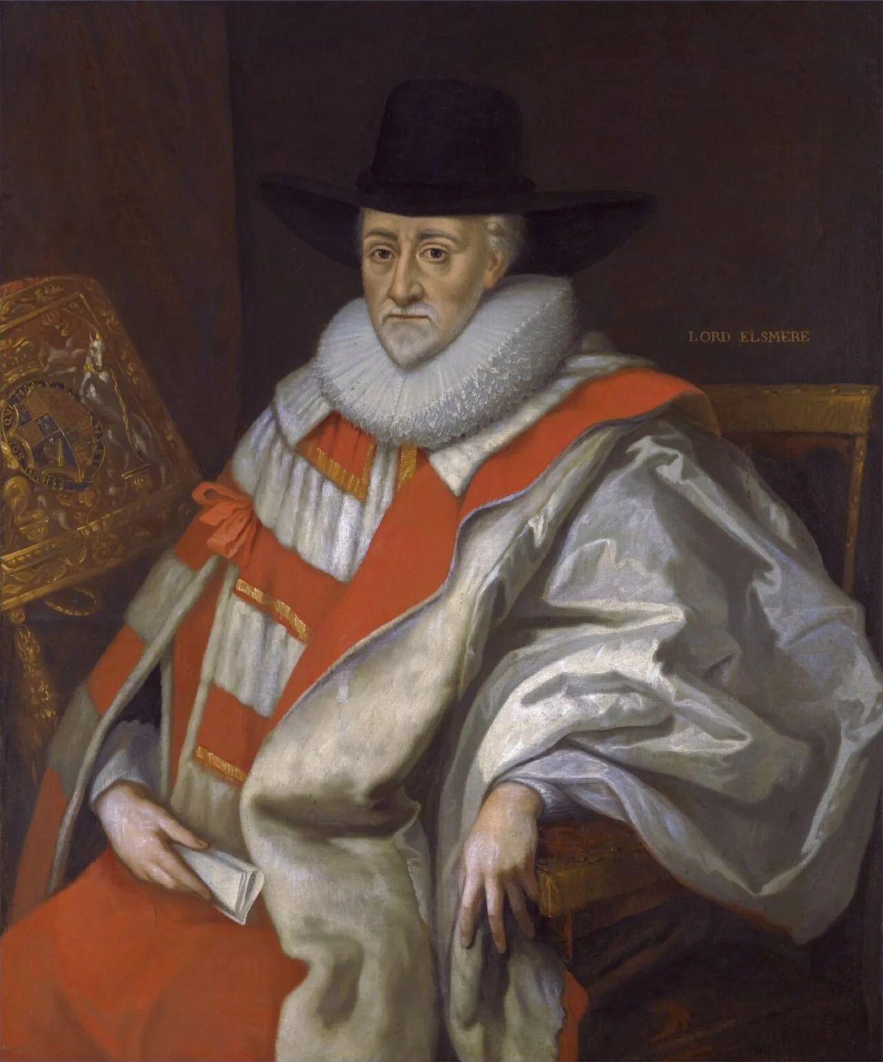Porträt von Thomas Egerton (1540–1617) – Gedenkseite