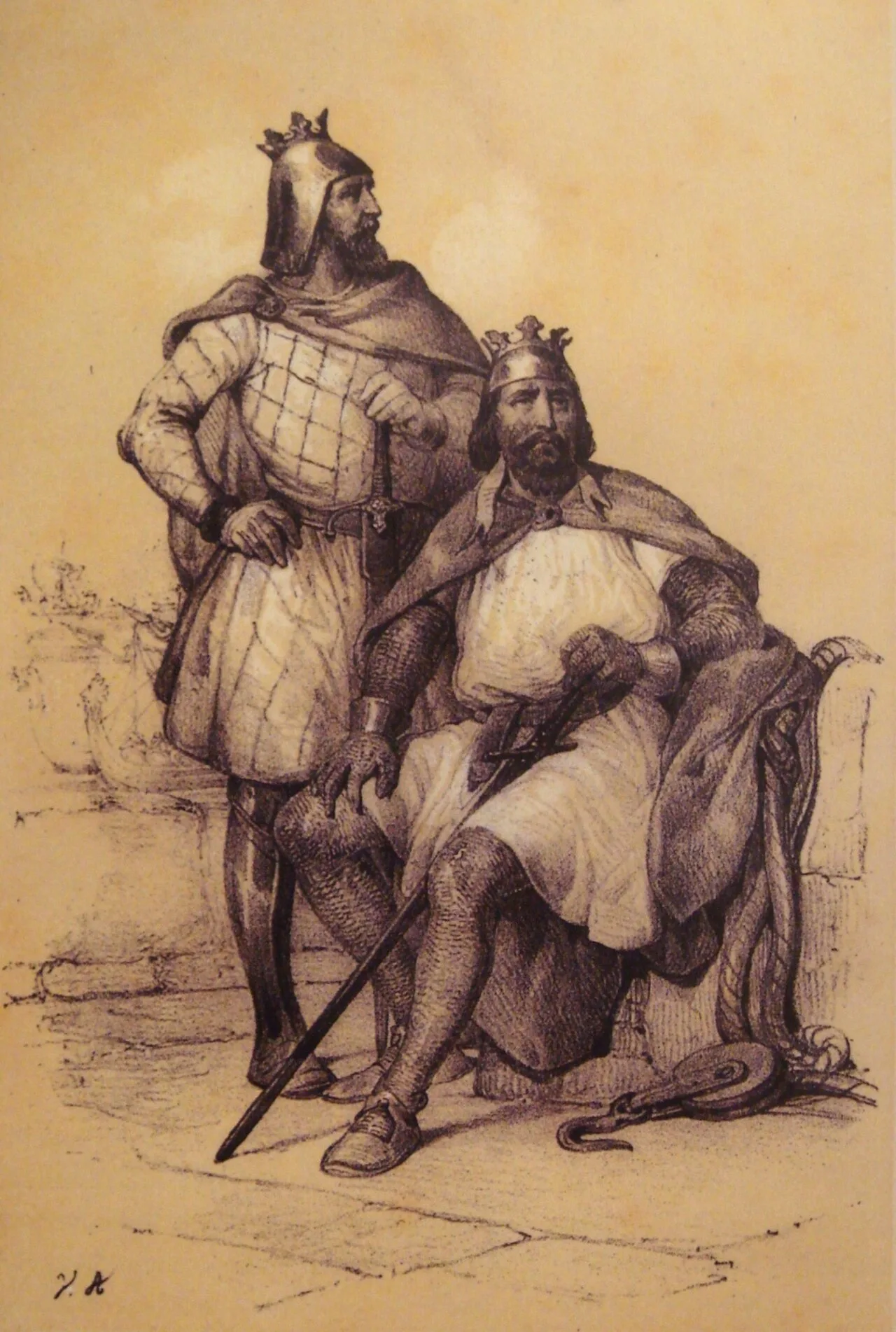 Porträt von Robert Guiskard (1016–1085) – Gedenkseite