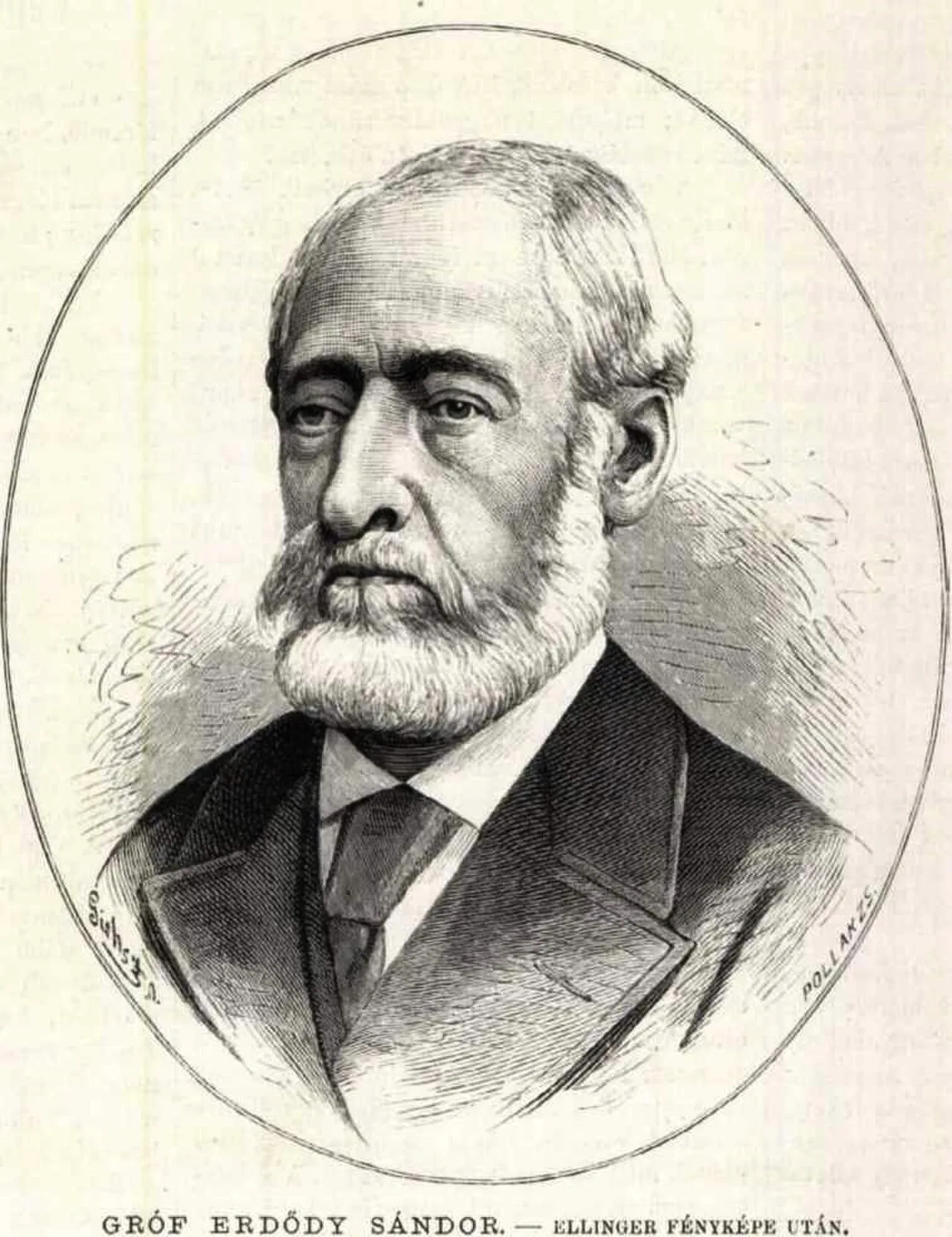 Portrait of Sándor Lajos Erdődy (1802–1881) – memorial page