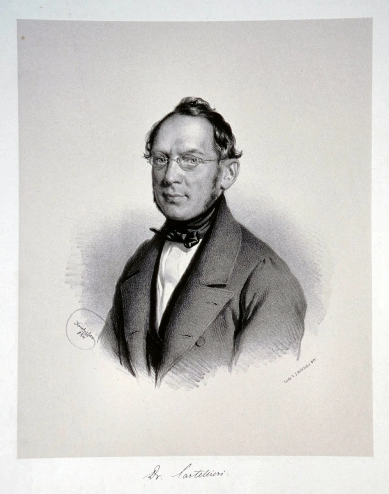 Porträt von Paul Cartellieri (1807–1881) – Gedenkseite