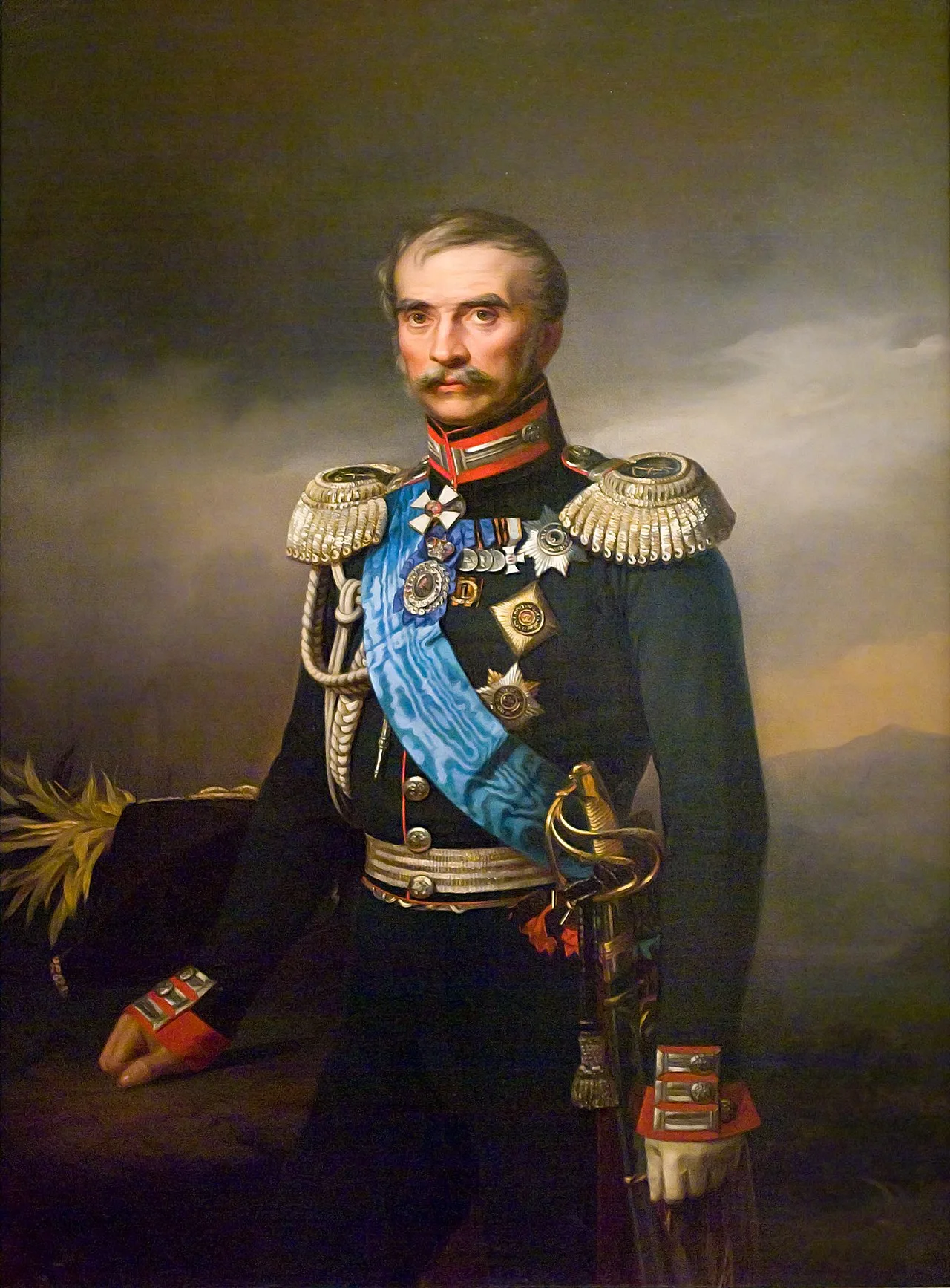 Porträt von Illarion Wassiljewitsch Wassiltschikow (1776–1847) – Gedenkseite