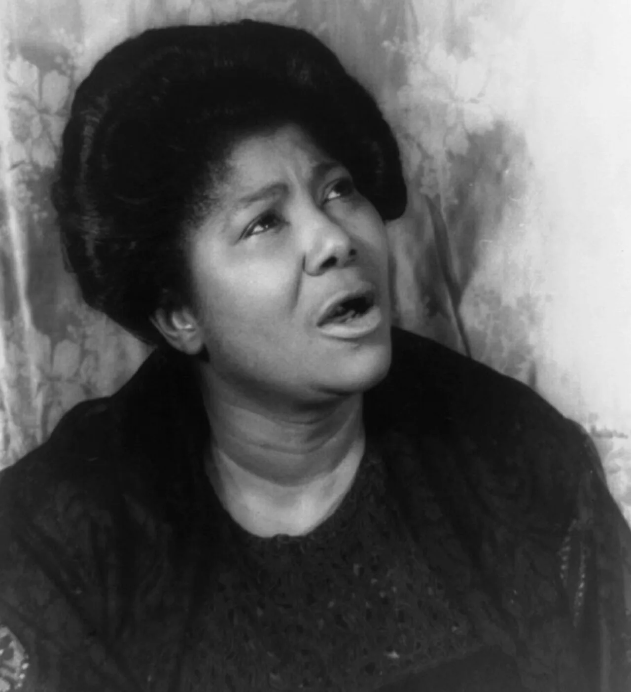 Porträt von Mahalia Jackson (1911–1972) – Gedenkseite