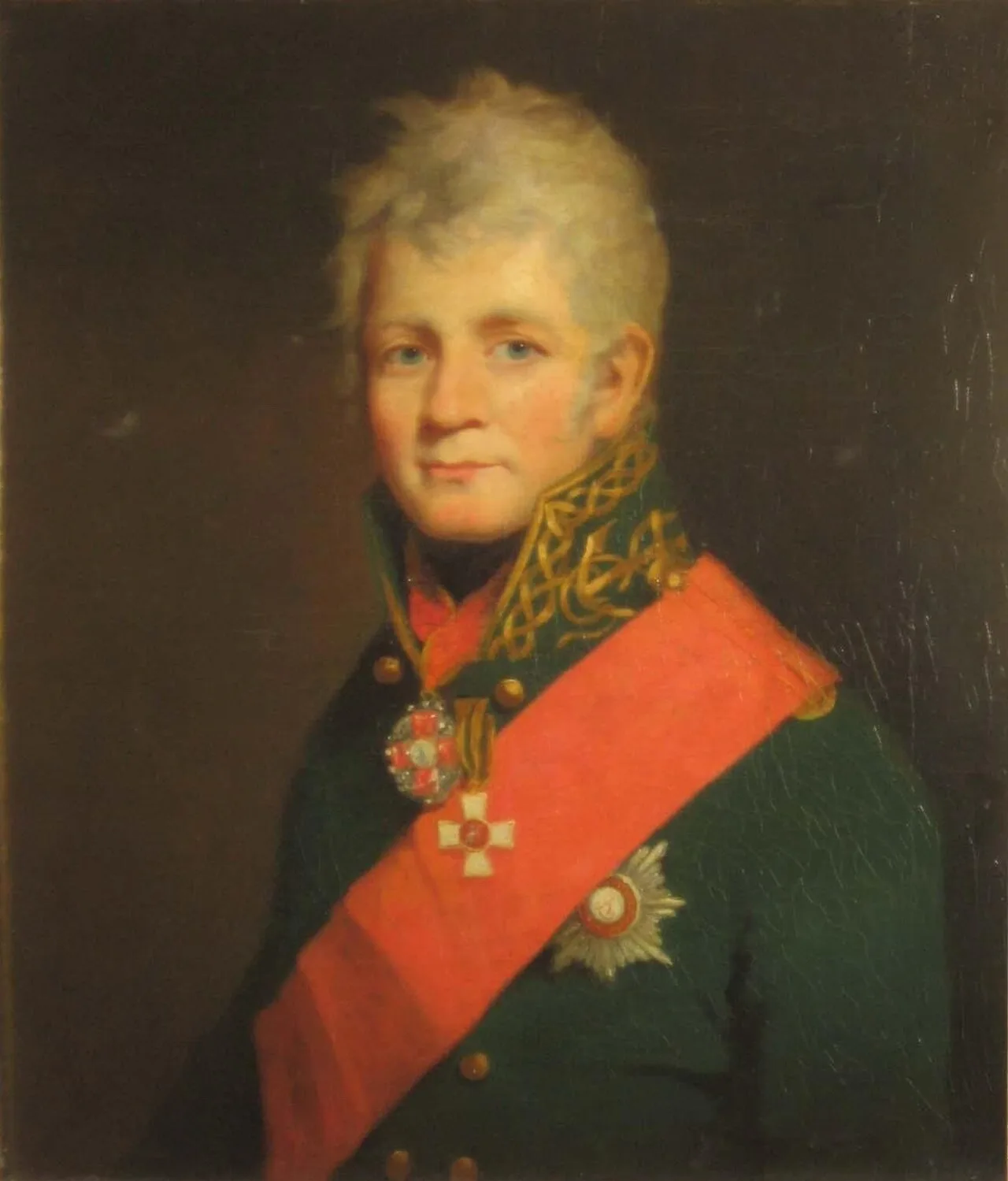 Porträt von Pawel Wassiljewitsch Tschitschagow (1767–1849) – Gedenkseite