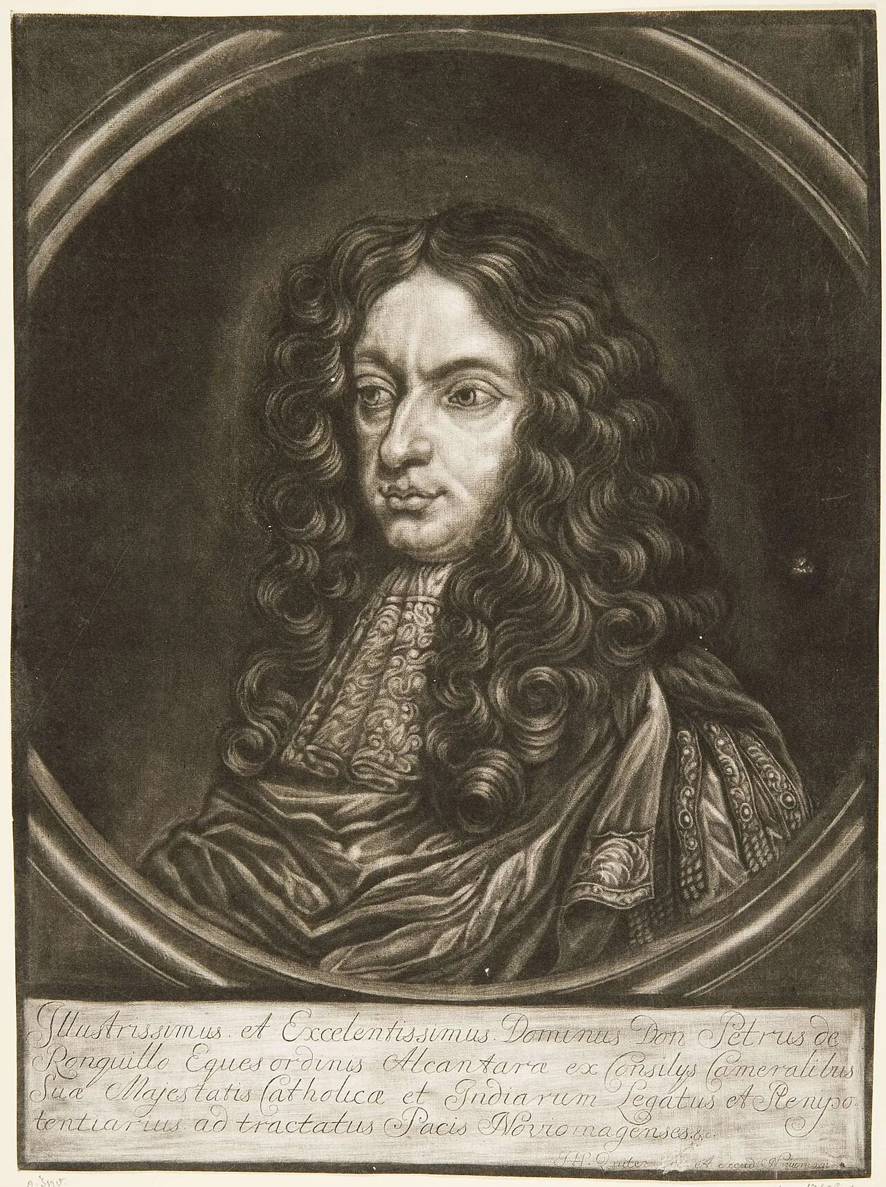 Portrait of Pedro Ronquillo Briceño (1630–1691) – memorial page